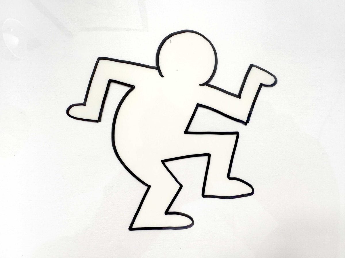 Keith Haring - Original Animation Cel and Matching Drawing « Sesame Street » (1980’s). The meeting of contemporary art and animation art! For sale on FLIP Gallery