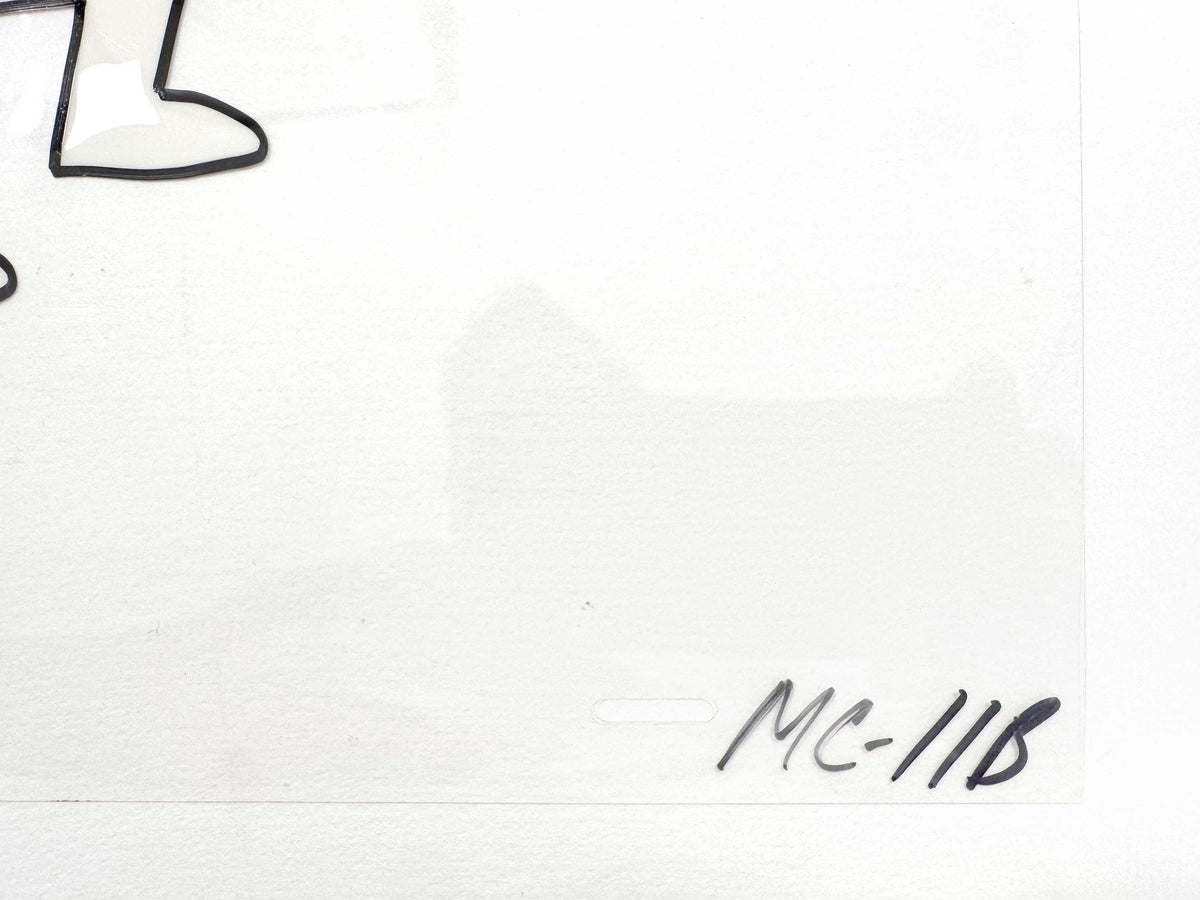 Keith Haring - Original Animation Cel and Matching Drawing « Sesame Street » (1980’s). The meeting of contemporary art and animation art! For sale on FLIP Gallery