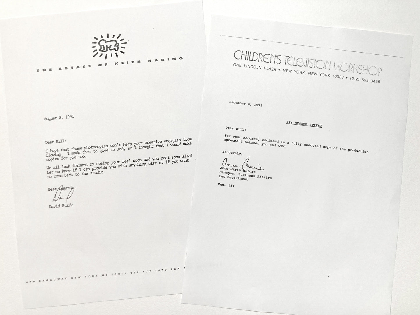 Keith Haring: Original Animation Cel «Sesame Street» (1980’s). The meeting of contemporary art and animation art. For sale on FLIP Gallery