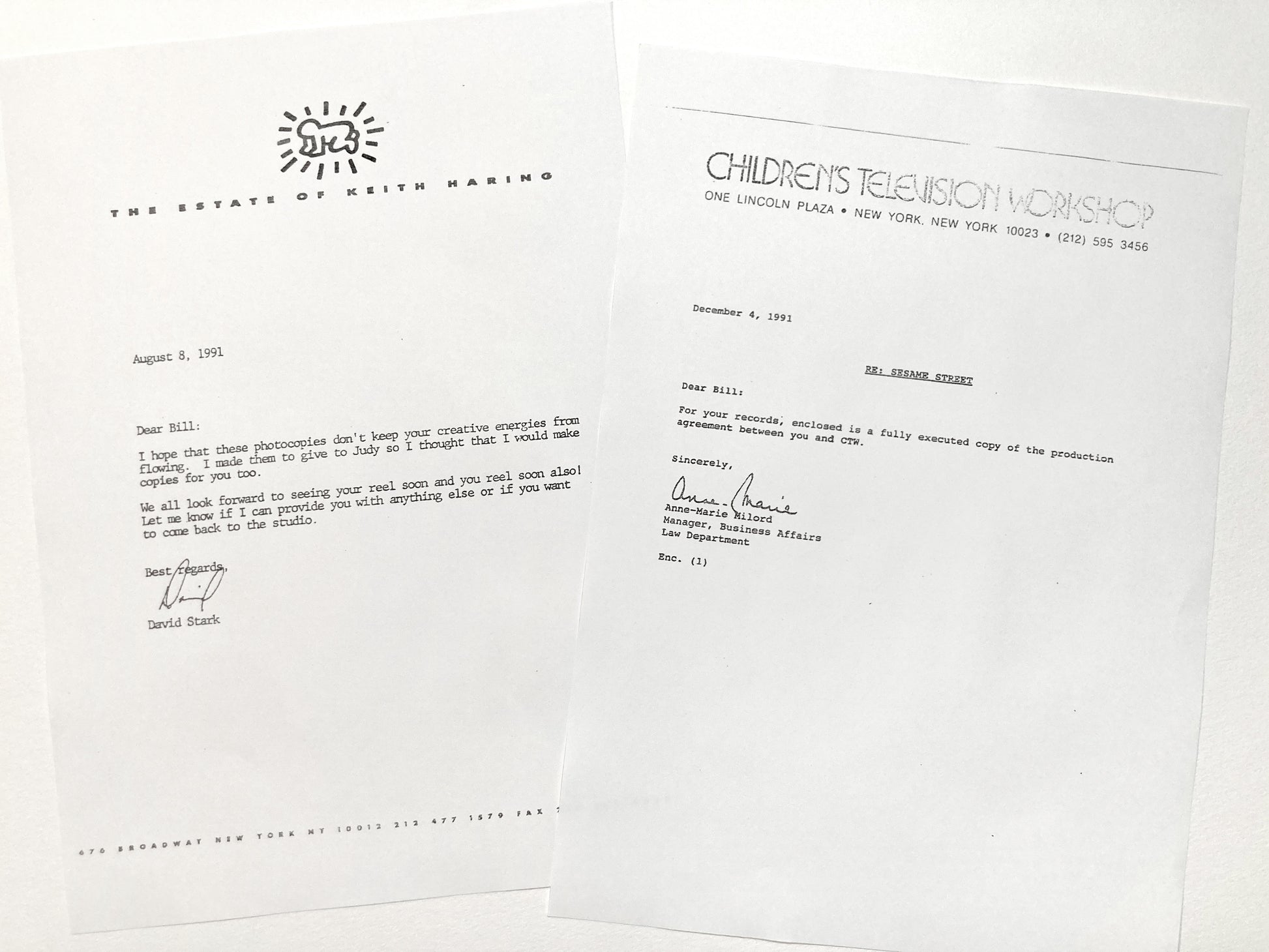 Keith Haring: Original Animation Cel «Sesame Street» (1980’s). The meeting of contemporary art and animation art. For sale on FLIP Gallery