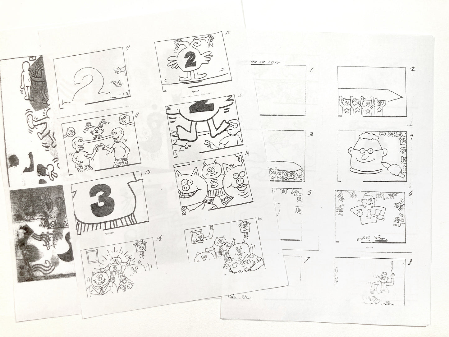 Keith Haring: Original Animation Cel «Sesame Street» (1980’s). The meeting of contemporary art and animation art. For sale on FLIP Gallery