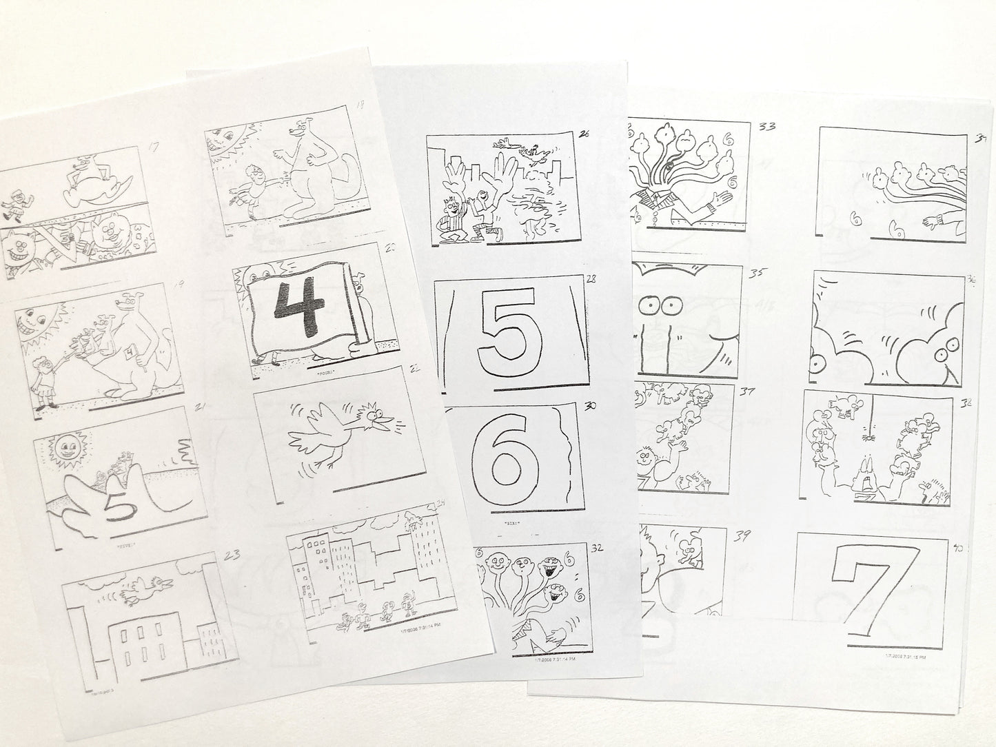 Keith Haring: Original Animation Cel «Sesame Street» (1980’s). The meeting of contemporary art and animation art. For sale on FLIP Gallery