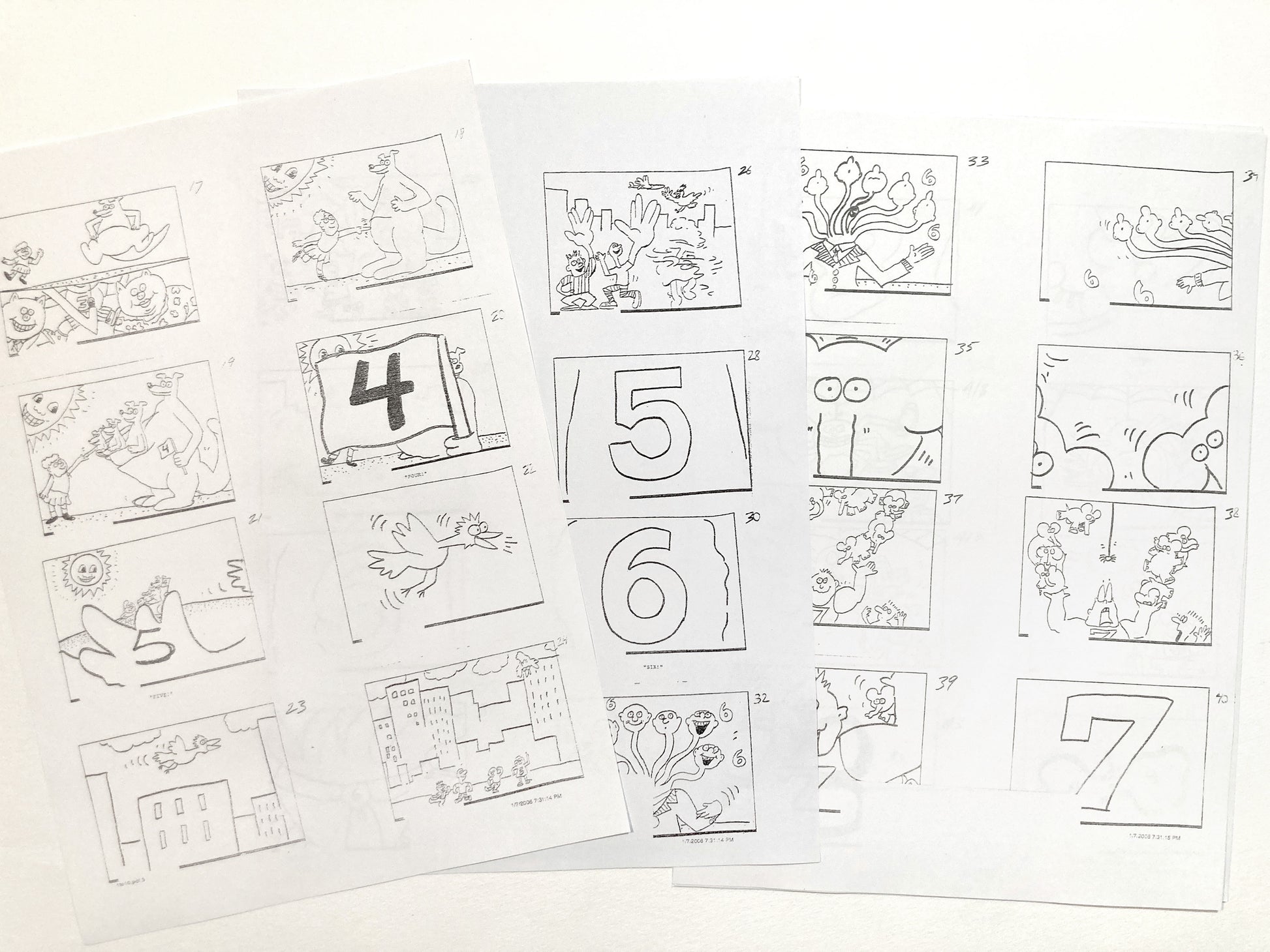 Keith Haring: Original Animation Cel «Sesame Street» (1980’s). The meeting of contemporary art and animation art. For sale on FLIP Gallery