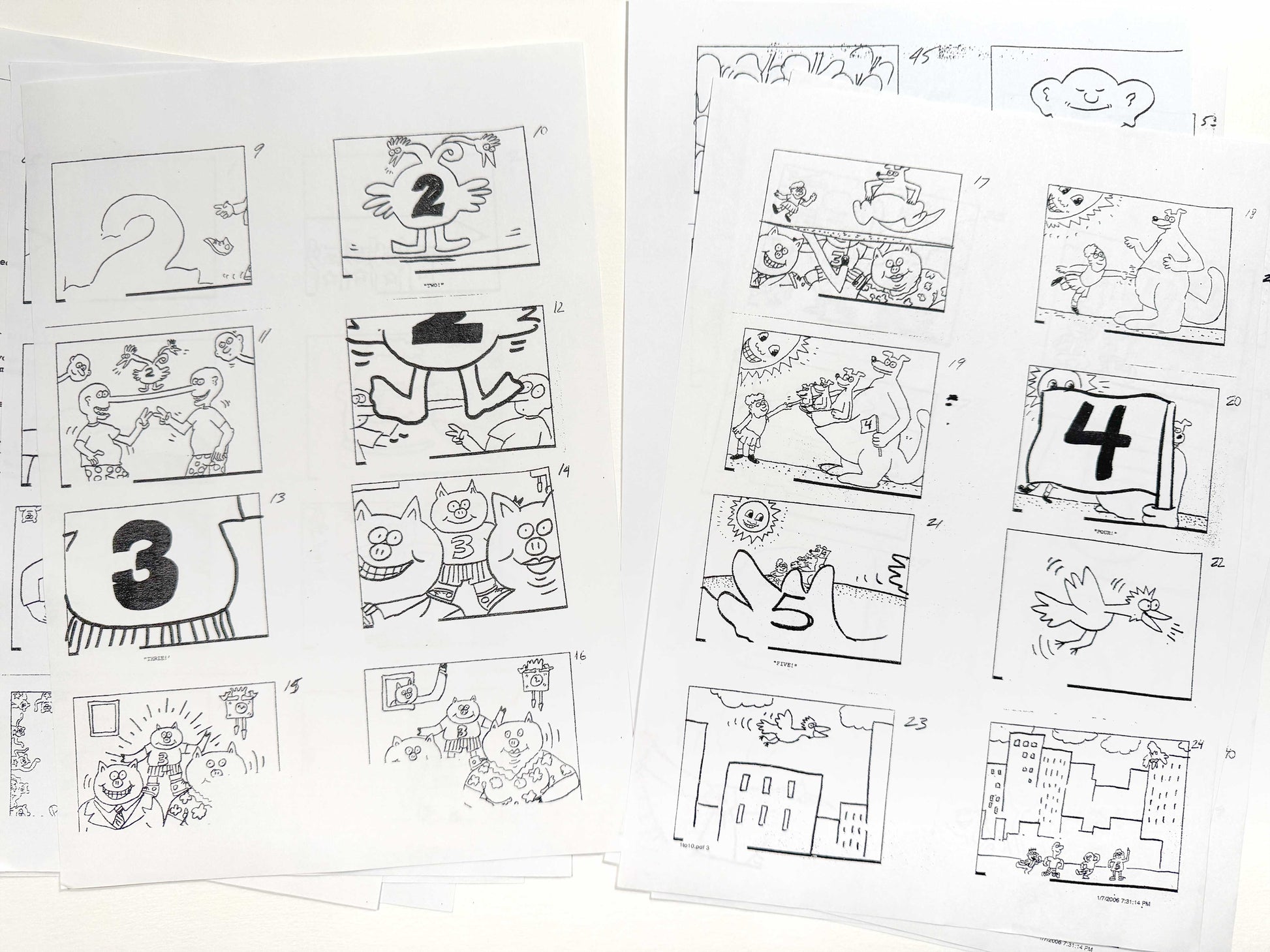Keith Haring: Original Animation Cel «Sesame Street» (1980’s). The meeting of contemporary art and animation art. For sale on FLIP Gallery