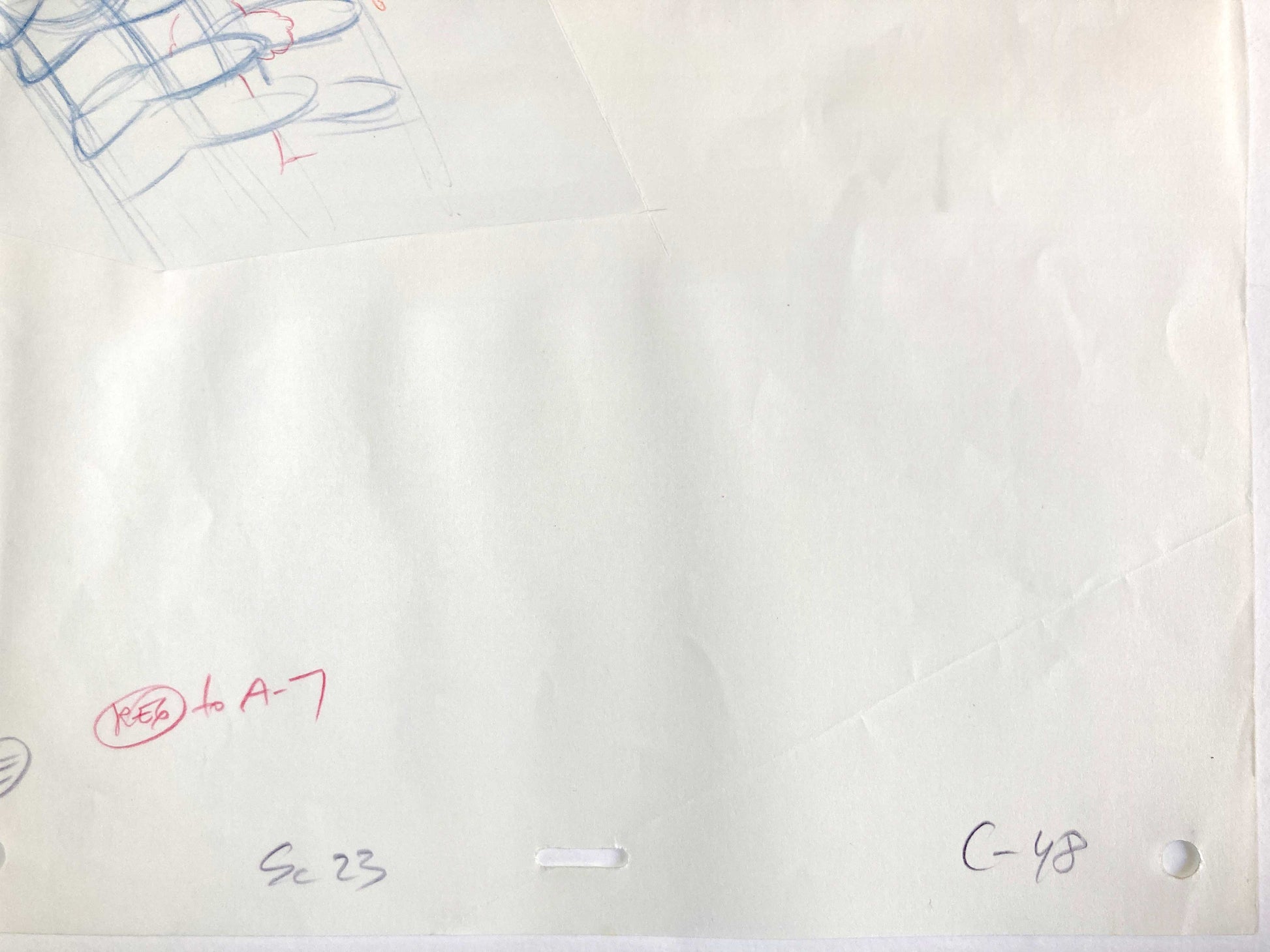 Original Animation Production Drawing of Krusty the Clown from the tv show The Simpsons. For sale on FLIP Gallery