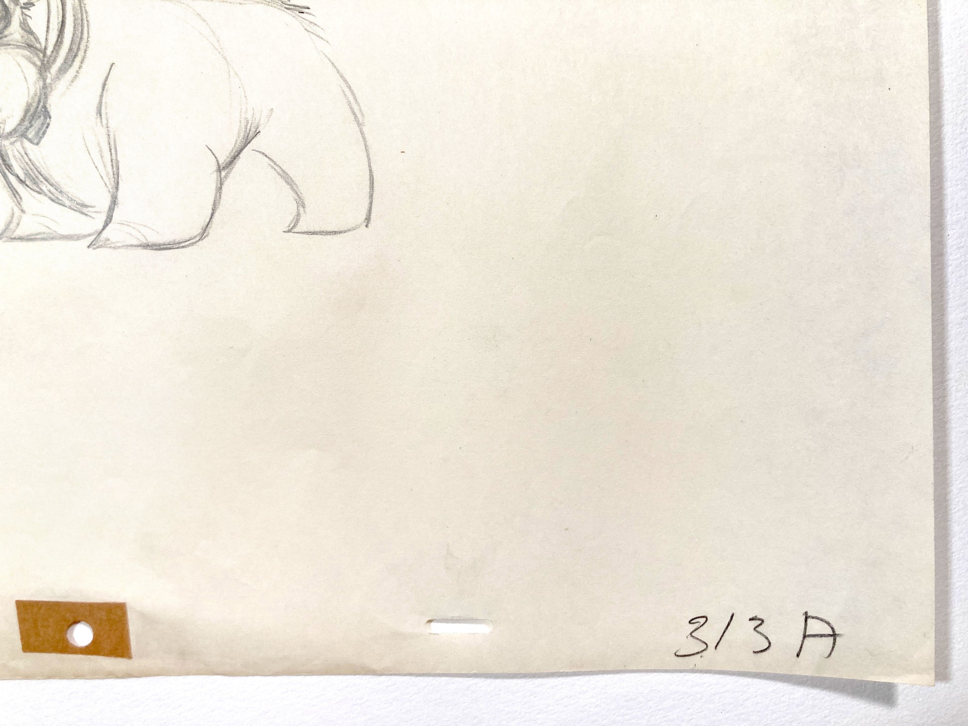 Lady and the Tramp : Jock Original Animation Drawing (Walt Disney, 1955). For sale on FLIP Gallery