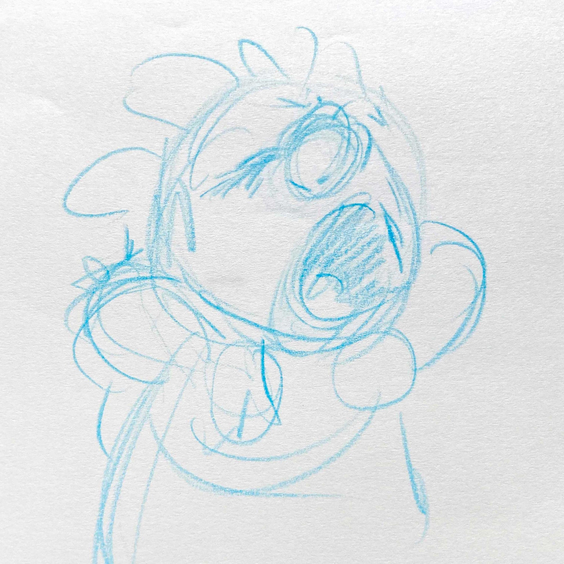 Lilo & Stitch : Lilo Original Production Used Animation Drawing (Walt Disney, 2002). For sale on FLIP Gallery