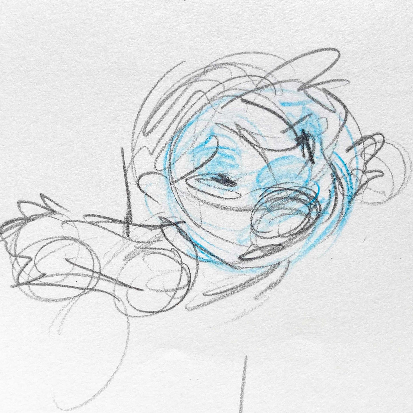 Lilo & Stitch : Lilo Original Production Used Animation Rough Drawing (Walt Disney, 2002). For sale on FLIP Gallery