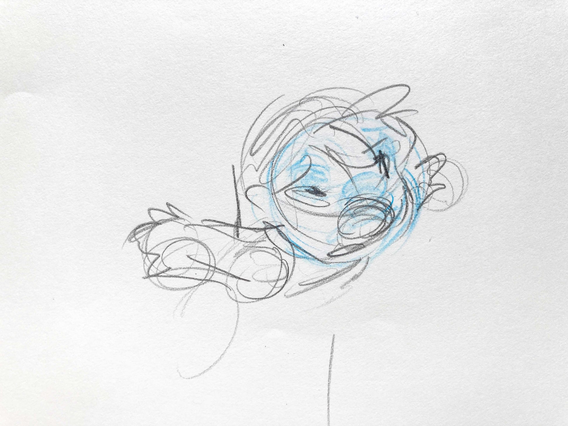 Lilo & Stitch : Lilo Original Production Used Animation Rough Drawing (Walt Disney, 2002). For sale on FLIP Gallery