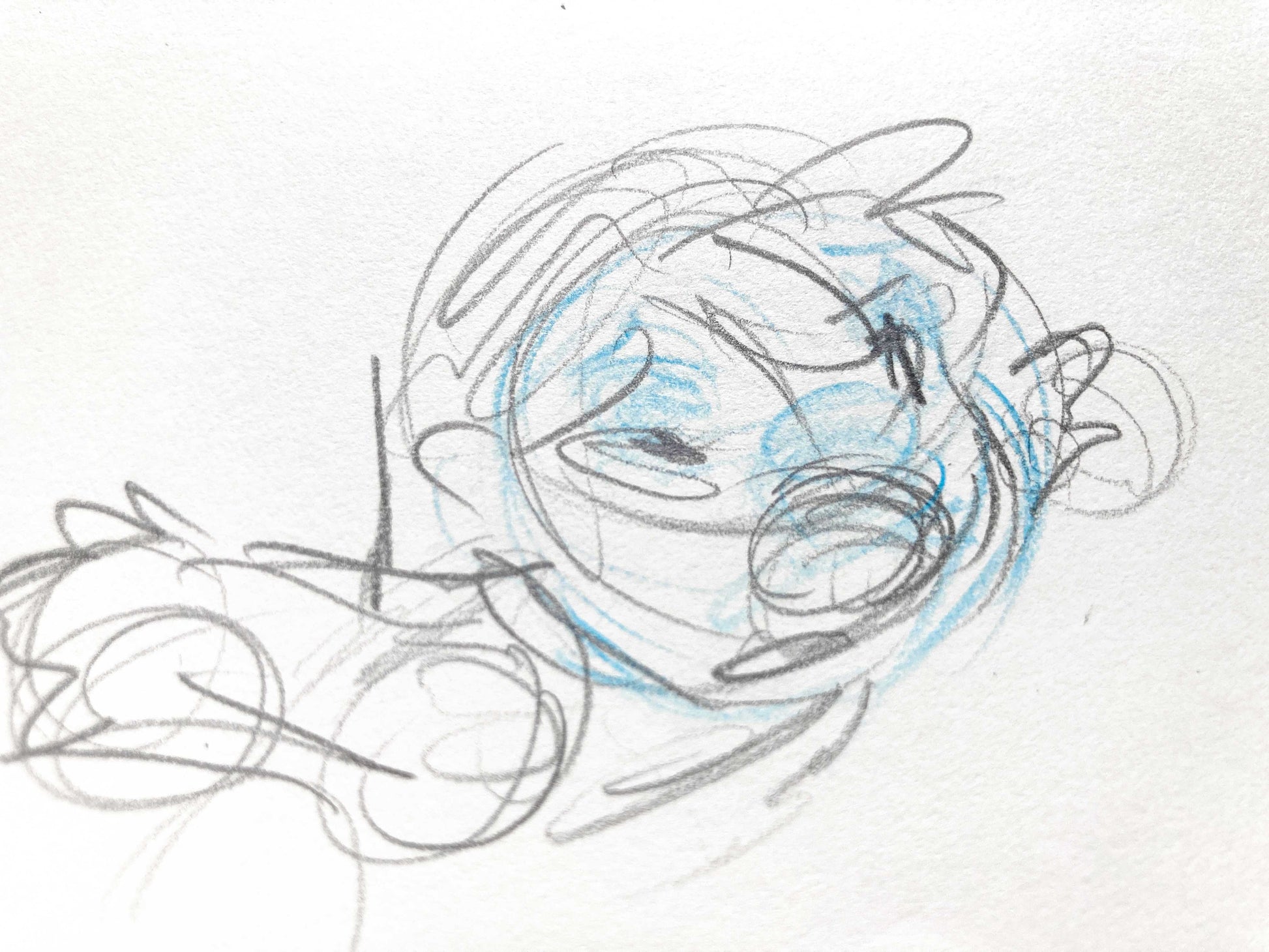 Lilo & Stitch : Lilo Original Production Used Animation Rough Drawing (Walt Disney, 2002). For sale on FLIP Gallery