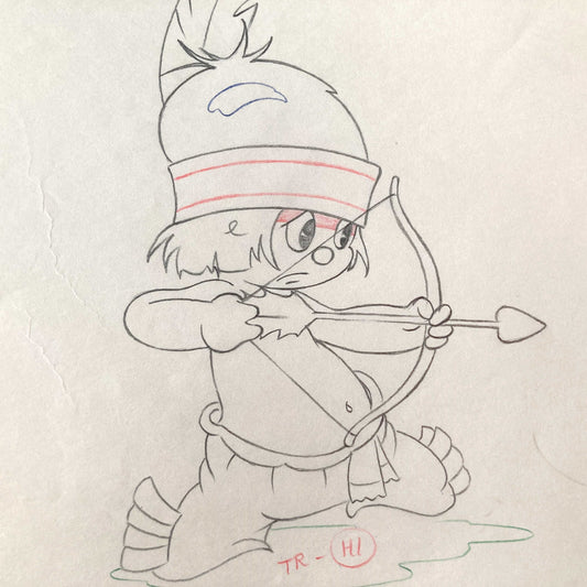 Little Hiawatha Animation Drawing (Walt Disney, 1937)