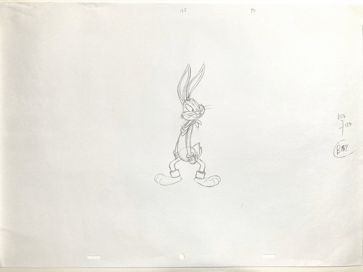 Wabbit A Looney Tunes - Bugs Bunny Original Production used Animation Drawing (2015). For sale on FLIP Gallery