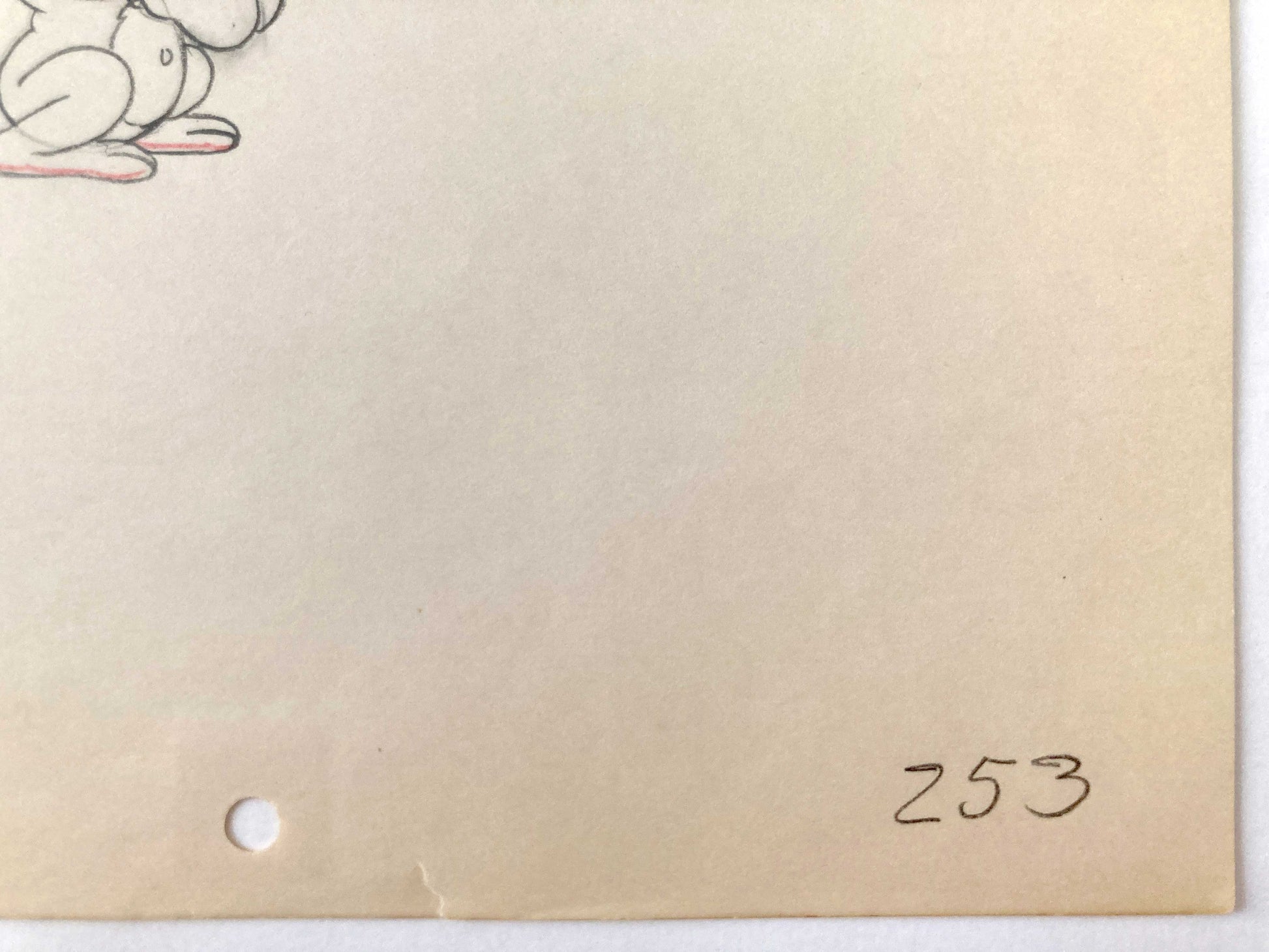Original Animation Drawing of MICKEY'S KANGAROO from 1935. For sale on FLIP Gallery