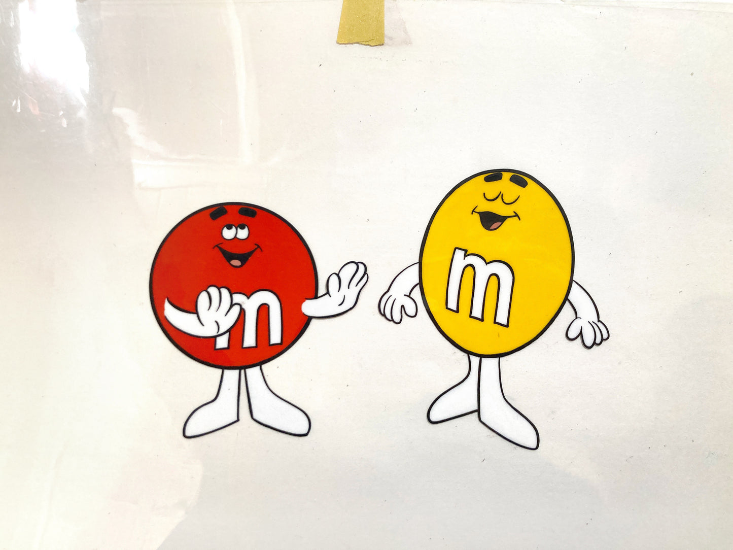 M&M’s : 2 Original Vintage and Rare M&M’s Advertising Cels (1970s). For sale on FLIP Gallery