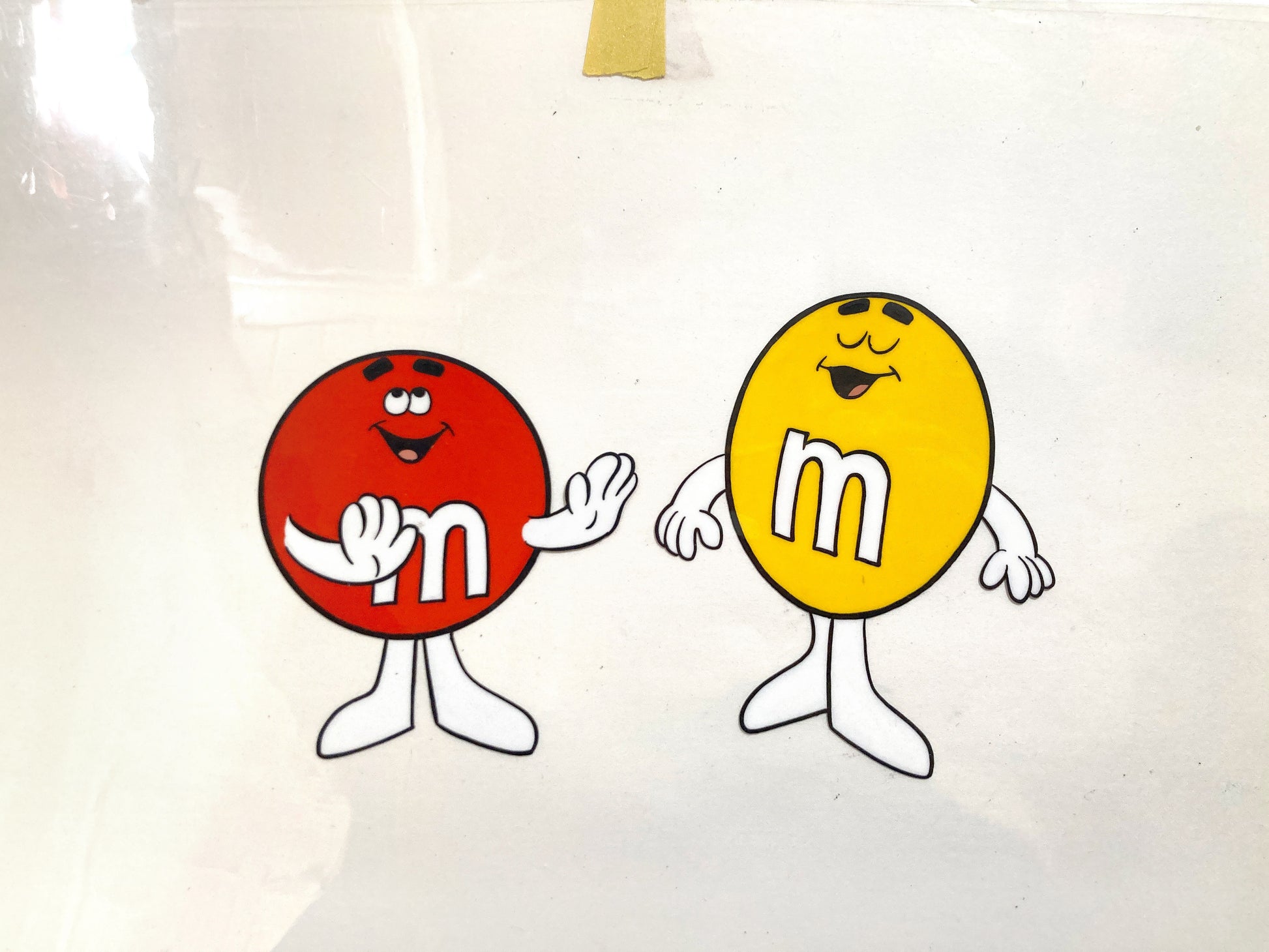 M&M’s : 2 Original Vintage and Rare M&M’s Advertising Cels (1970s). For sale on FLIP Gallery