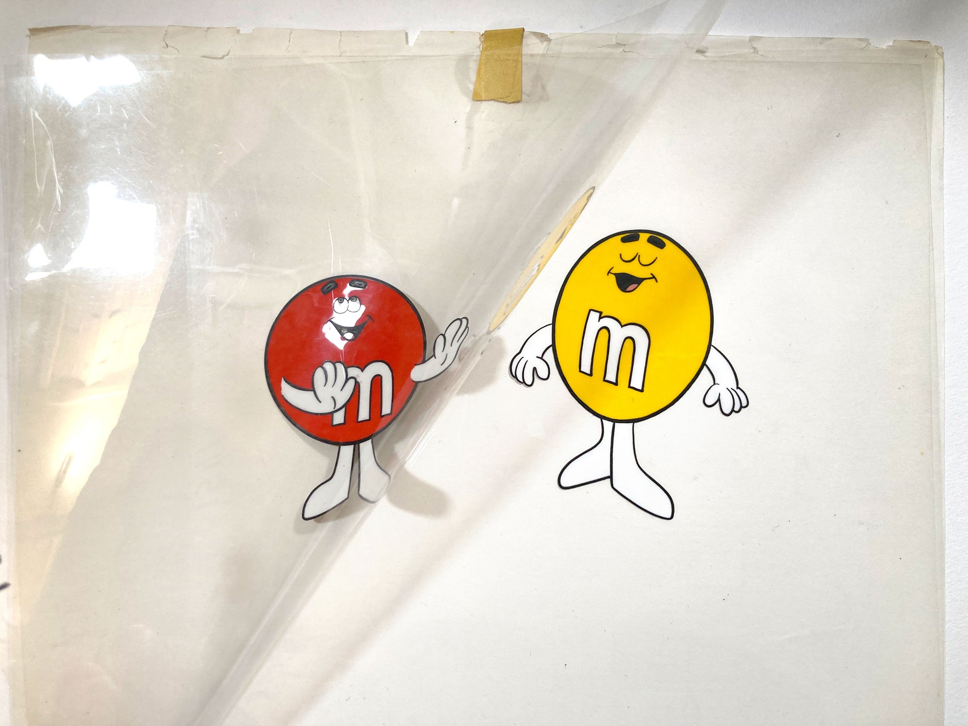 M&M’s : 2 Original Vintage and Rare M&M’s Advertising Cels (1970s). For sale on FLIP Gallery