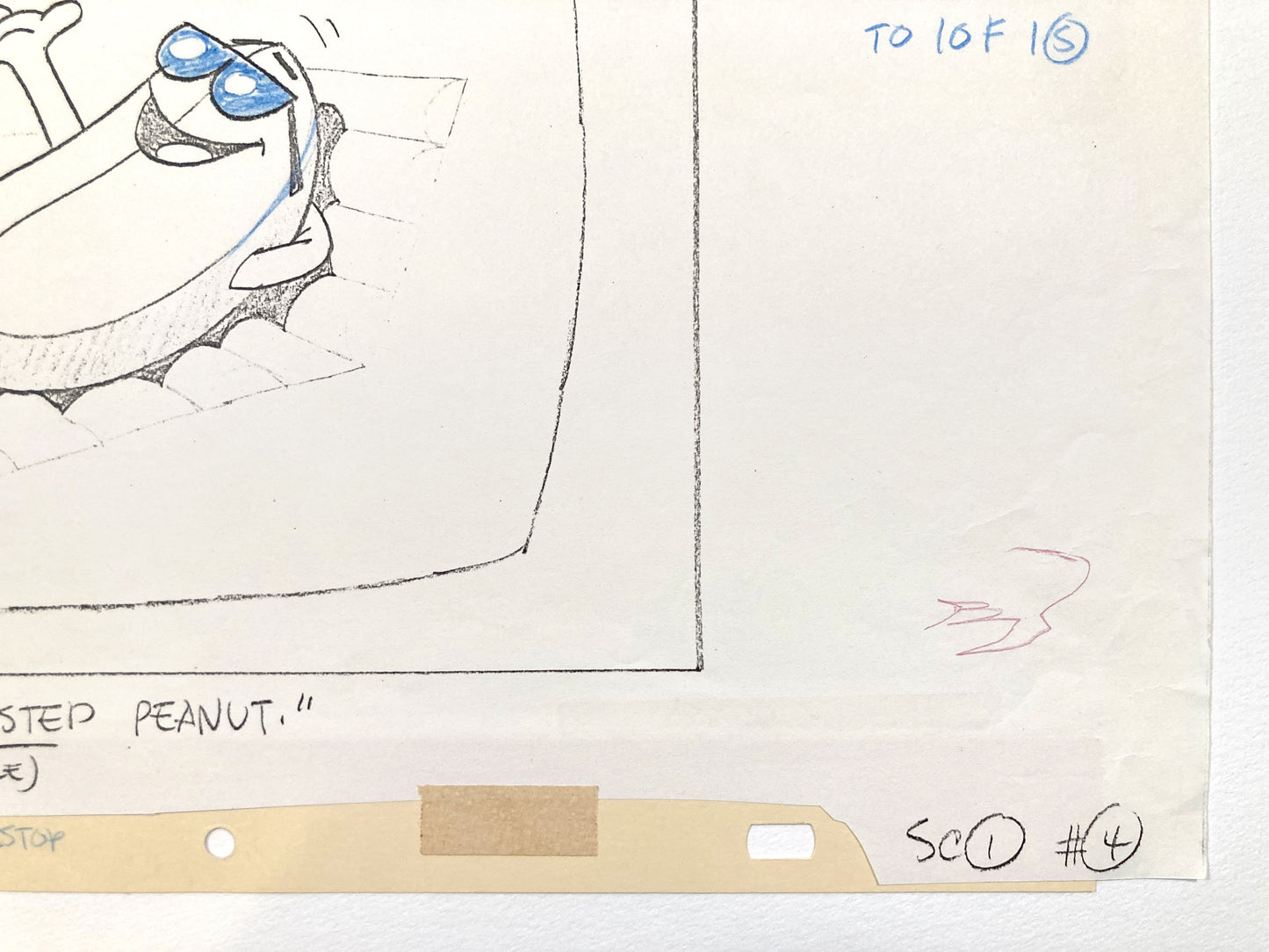 M&M’s Vintage 1970s Advertising Animation Sheet – Original Production-Era Copy. For sale on FLIP Gallery