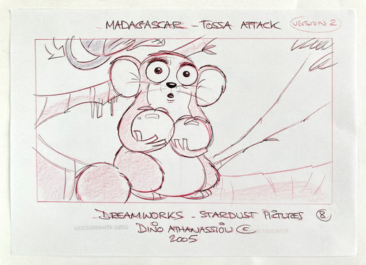Original Storyboard Art from Madagascar (DreamWorks)