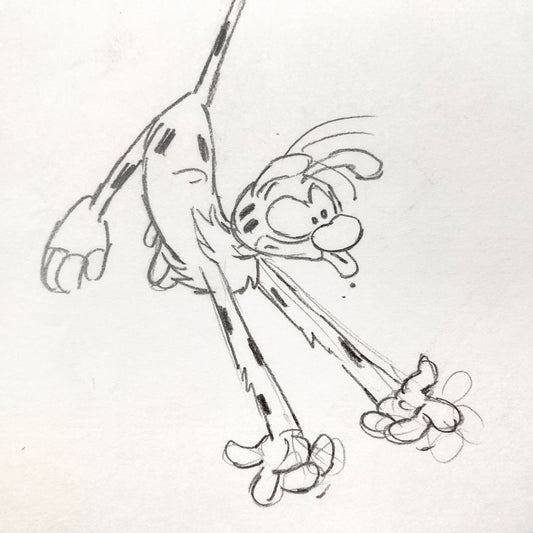 Marsupilami Original Animation Production Art Drawing (1993). For sale on FLIP Gallery