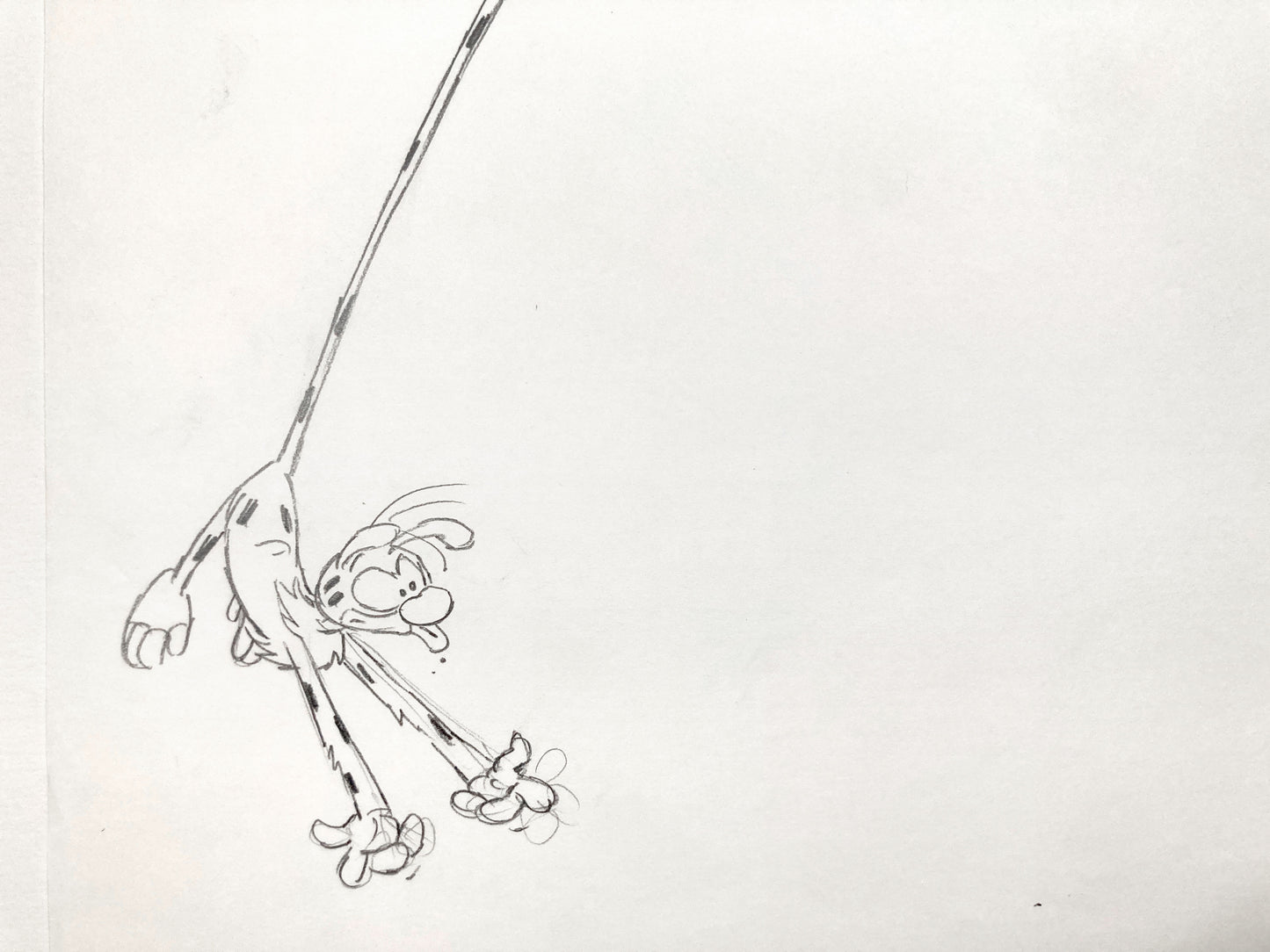Marsupilami Original Animation Production Art Drawing (1993). For sale on FLIP Gallery