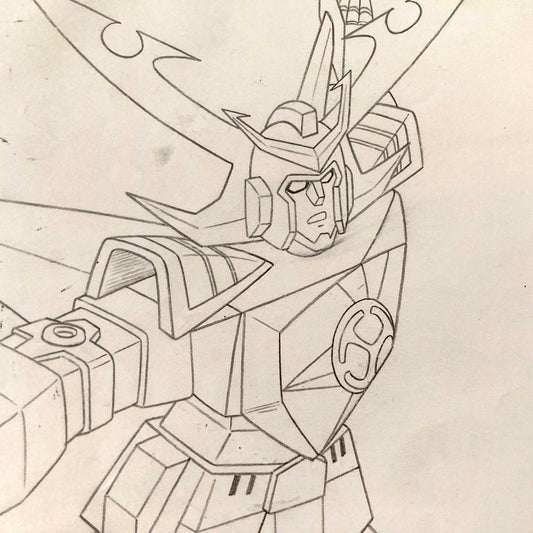 Mecha Original Anime Production Drawing