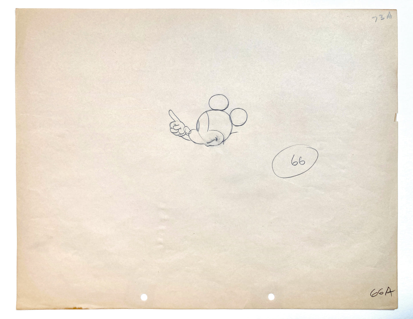 Mickey Mouse Original Animation Drawing (Walt Disney, 1930s). For sale on FLIP Gallery