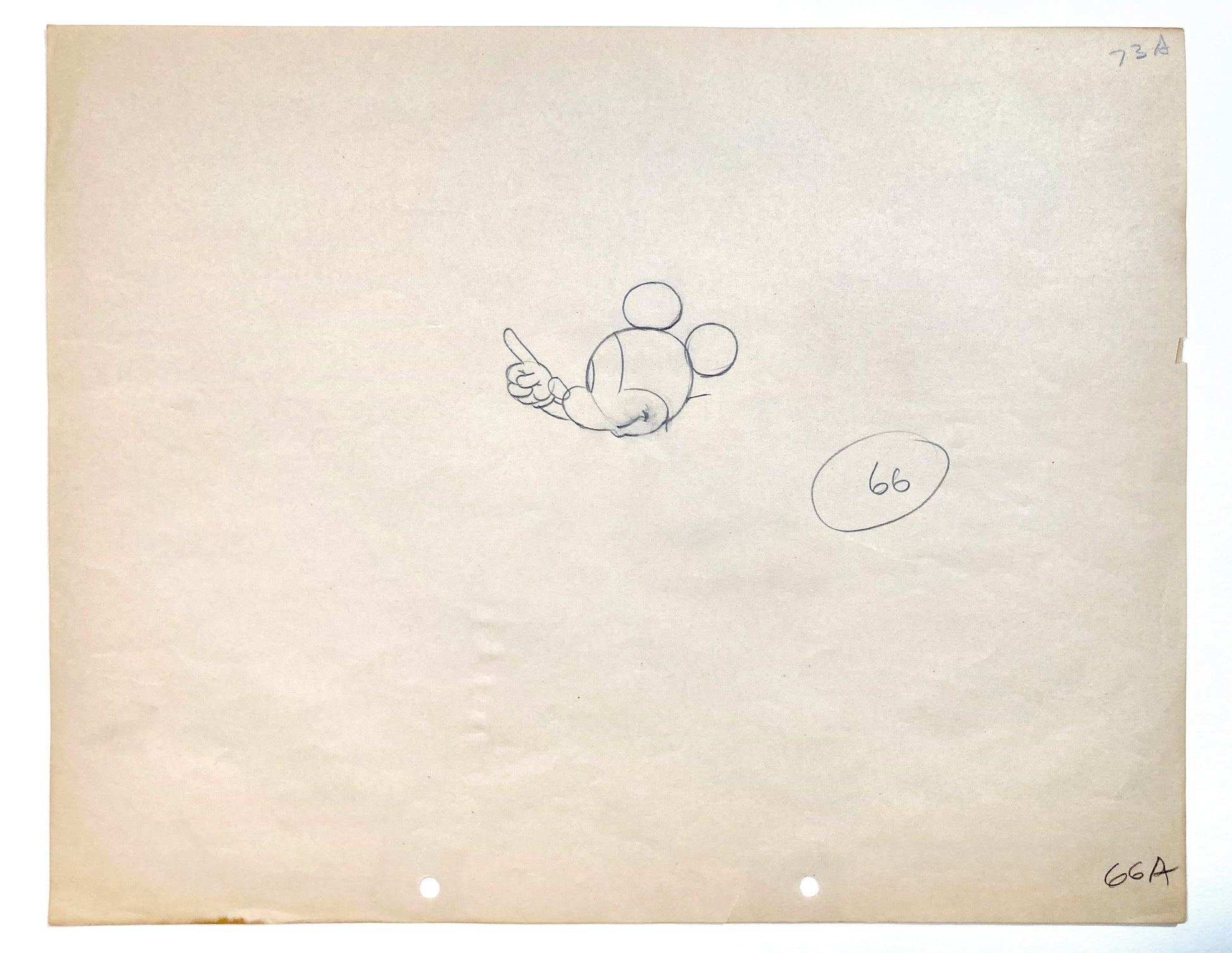 Mickey Mouse Original Animation Drawing (Walt Disney, 1930s). For sale on FLIP Gallery