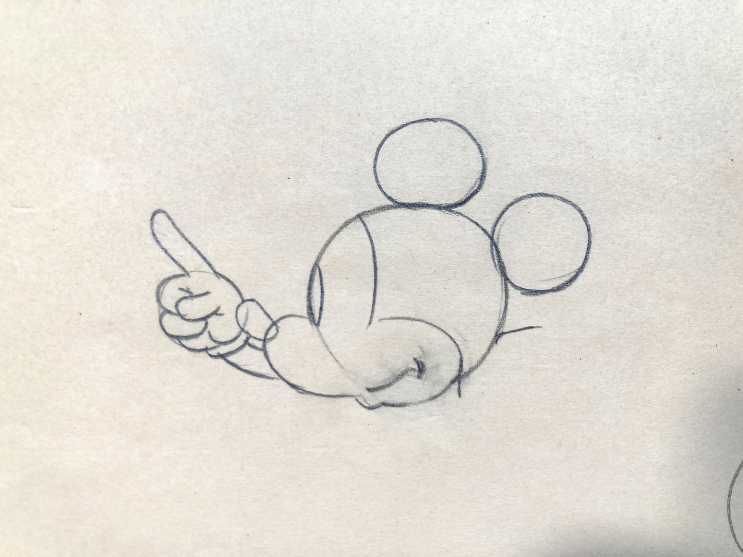 Mickey Mouse Original Animation Drawing (Walt Disney, 1930s). For sale on FLIP Gallery