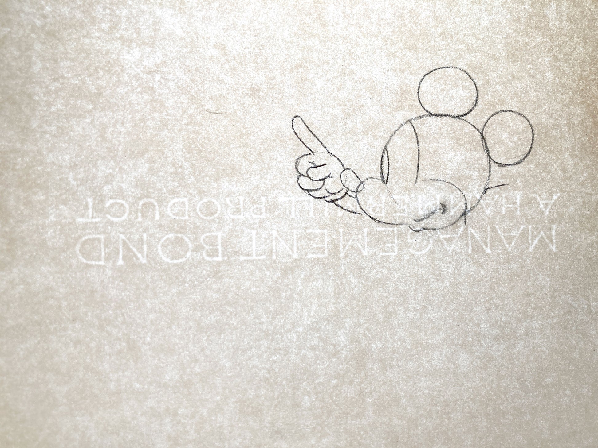 Mickey Mouse Original Animation Drawing (Walt Disney, 1930s). For sale on FLIP Gallery