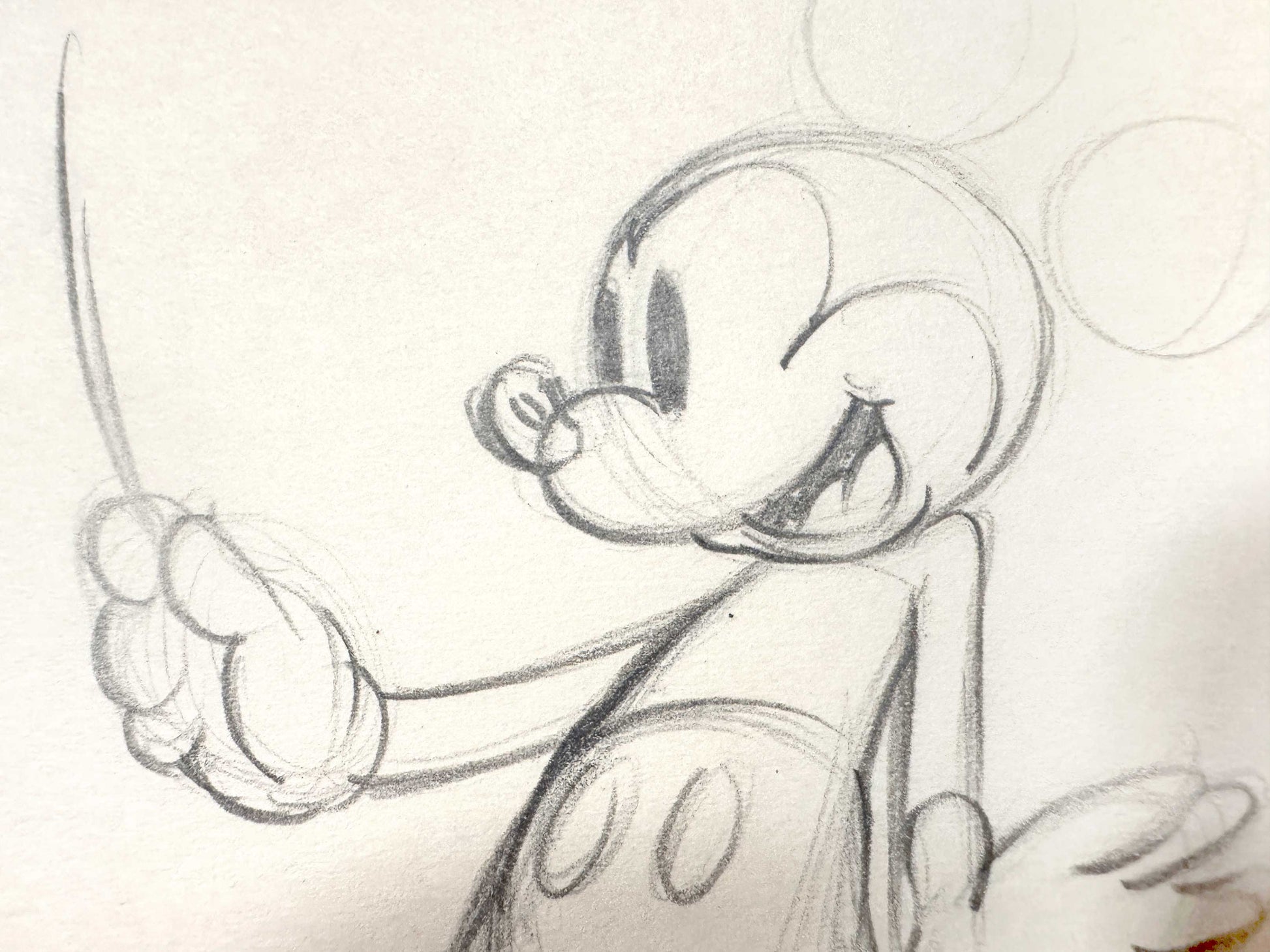 Mickey Mouse Vintage Original Publicity Art Drawing (Walt Disney, c. 1938/1940s). For sale on FLIP Gallery