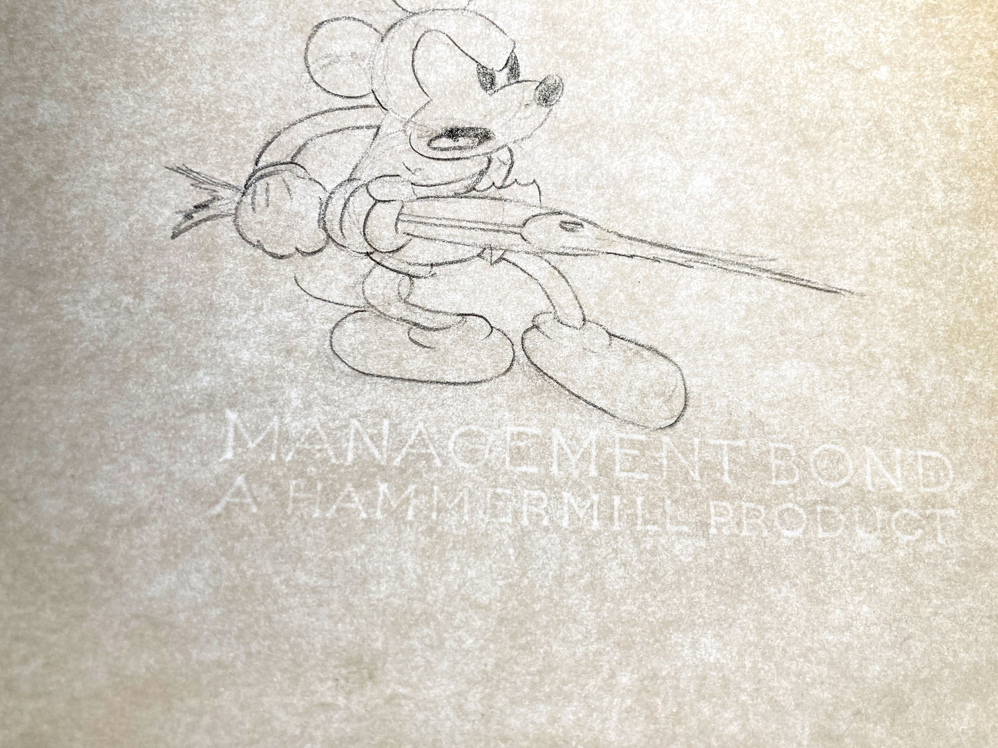 Shanghaied : Vintage Mickey Mouse Original Animation Production Art Drawing (Walt Disney, 1934). For sale on FLIP Gallery