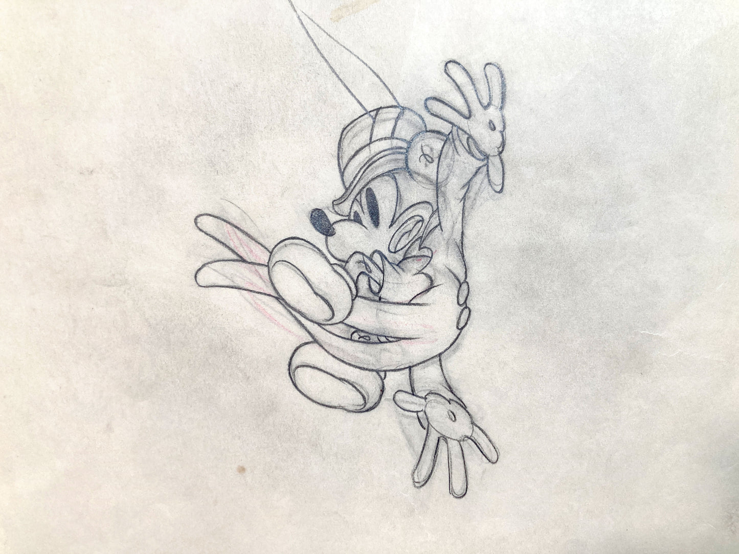 Mickey's Circus Mickey Mouse Original Animation Drawing (Walt Disney, 1936). For sale on FLIP Gallery