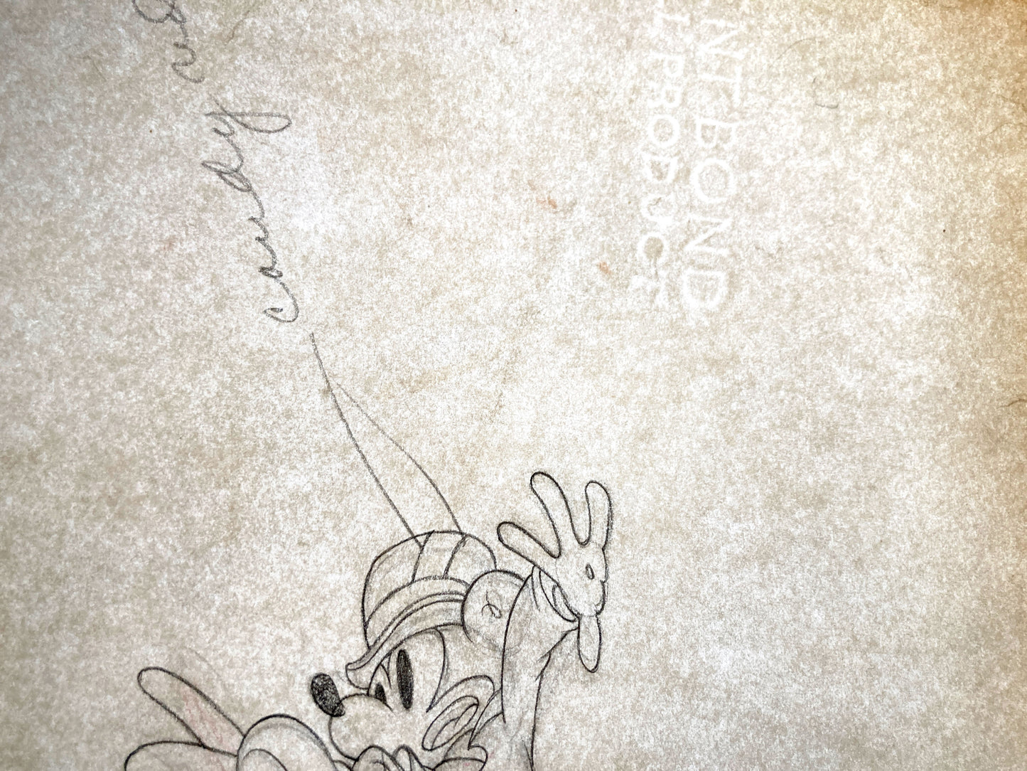 Mickey's Circus Mickey Mouse Original Animation Drawing (Walt Disney, 1936). For sale on FLIP Gallery