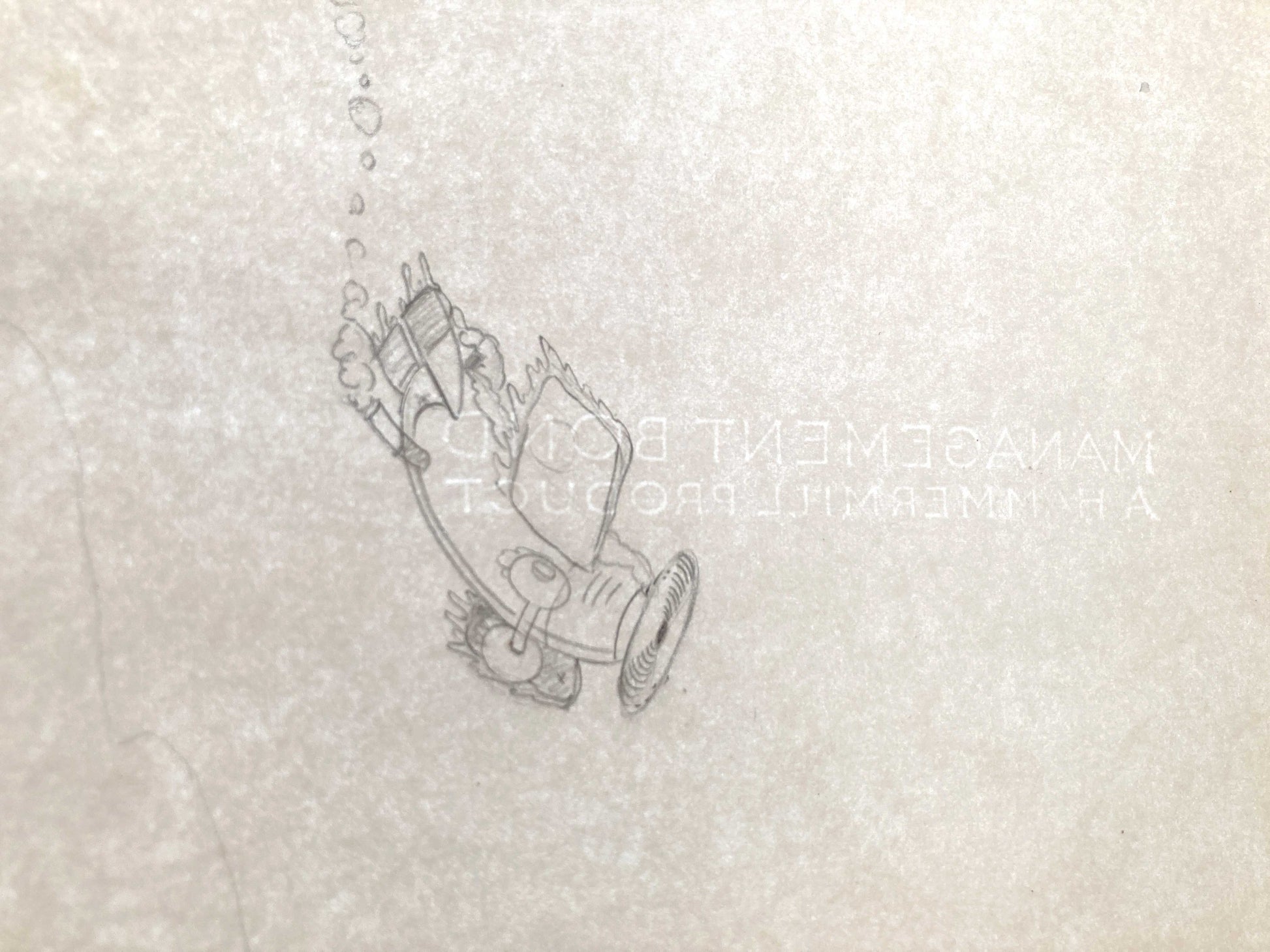 The Mail Pilot : Original Production Used Drawing Featuring Mickey in His Plane (Walt Disney, 1933). For sale on FLIP Gallery