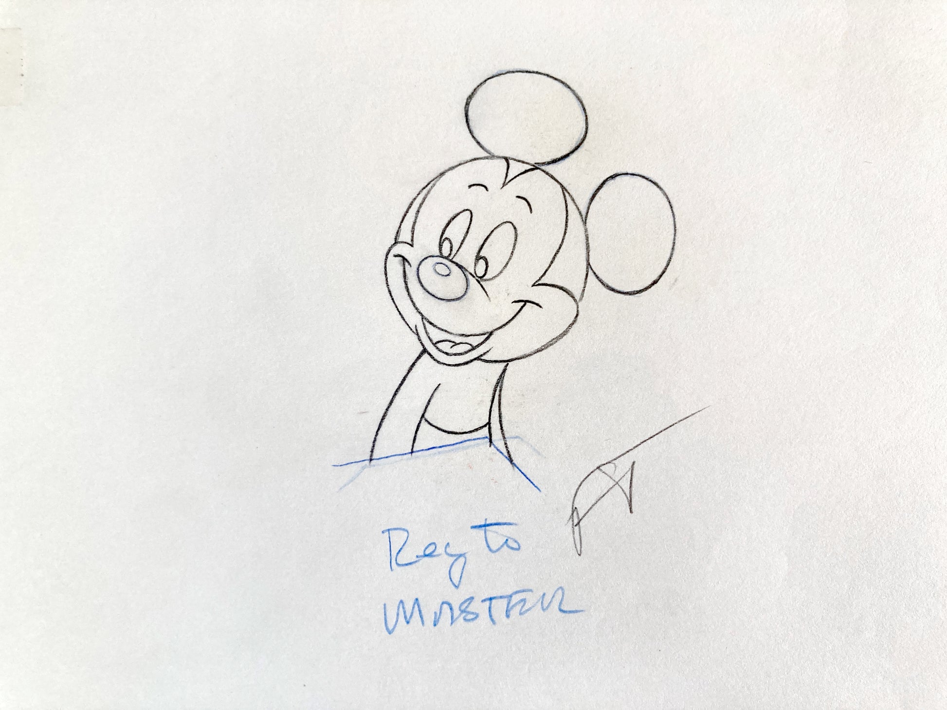 Mickey Mouse - Original Production Used Animation Drawing of Tv Commercial (Walt Disney, 1980s-90s). For sale on FLIP Gallery