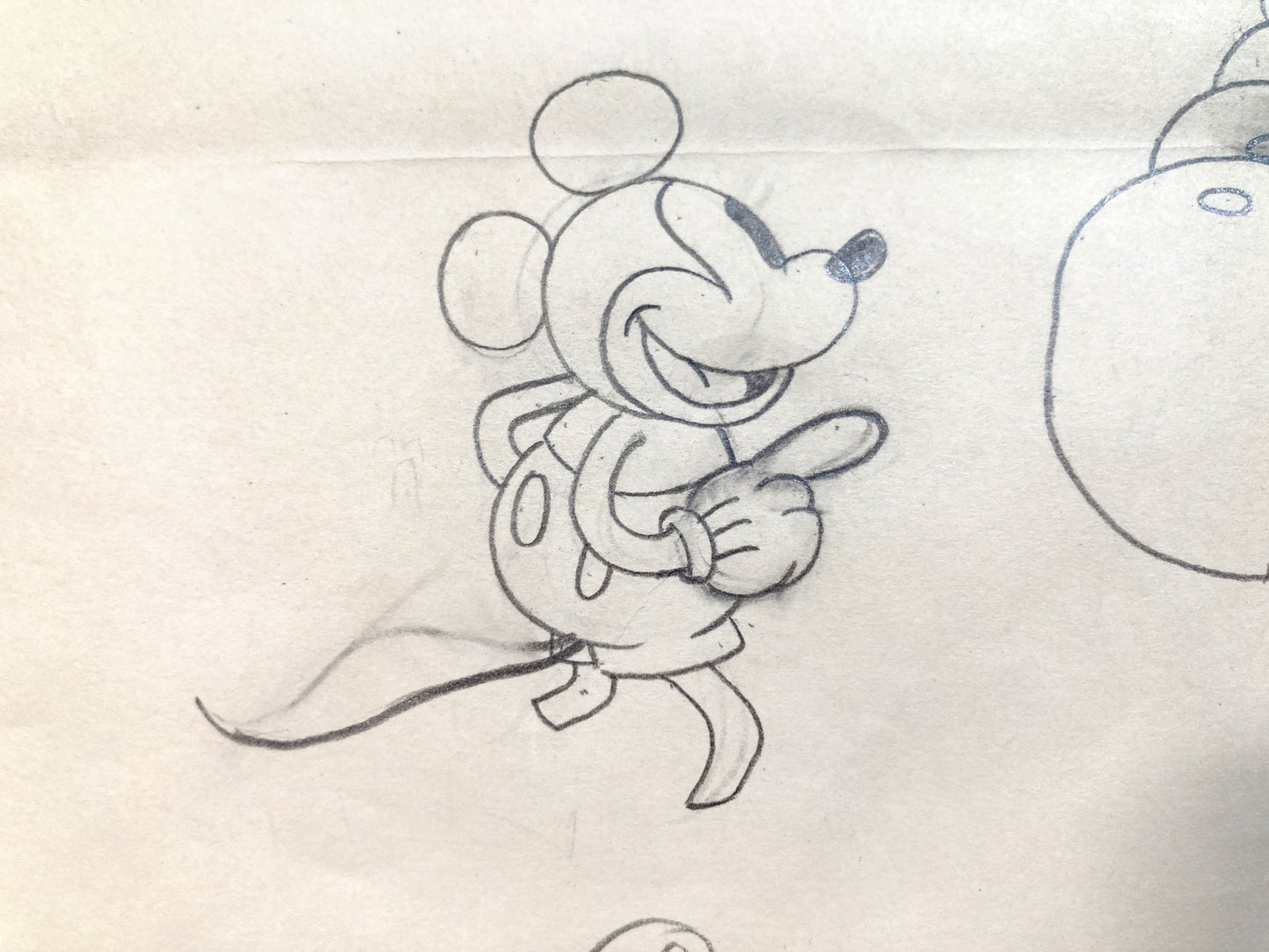Trader Mickey : Mickey Mouse and Native Chief Original Animation Production Drawing (Walt Disney, 1932). For sale on FLIP Gallery
