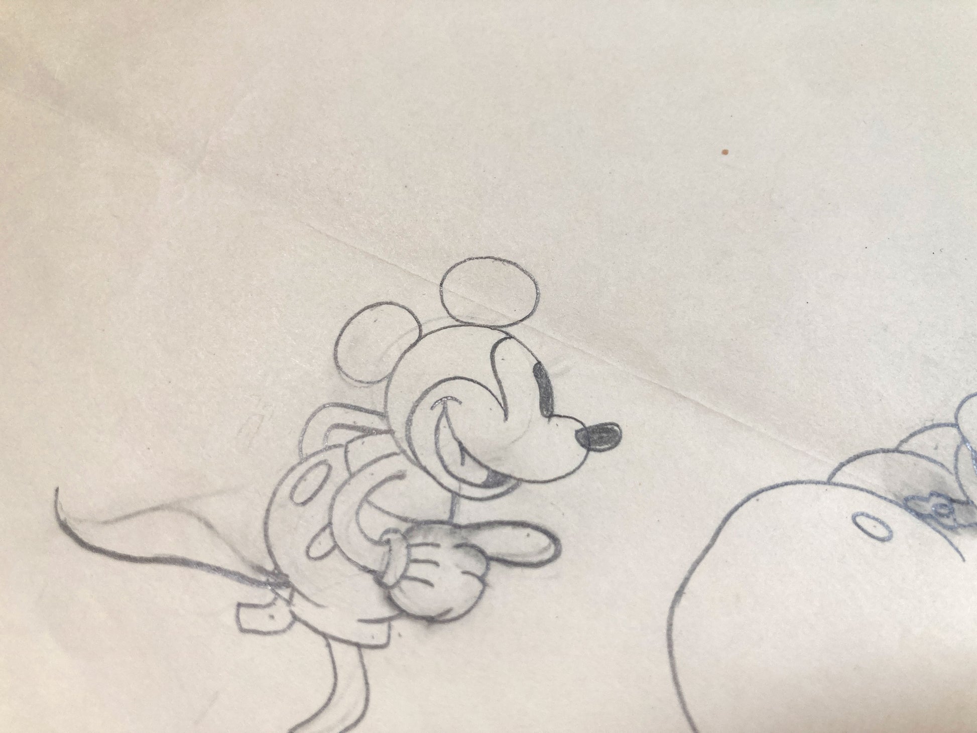 Trader Mickey : Mickey Mouse and Native Chief Original Animation Production Drawing (Walt Disney, 1932). For sale on FLIP Gallery