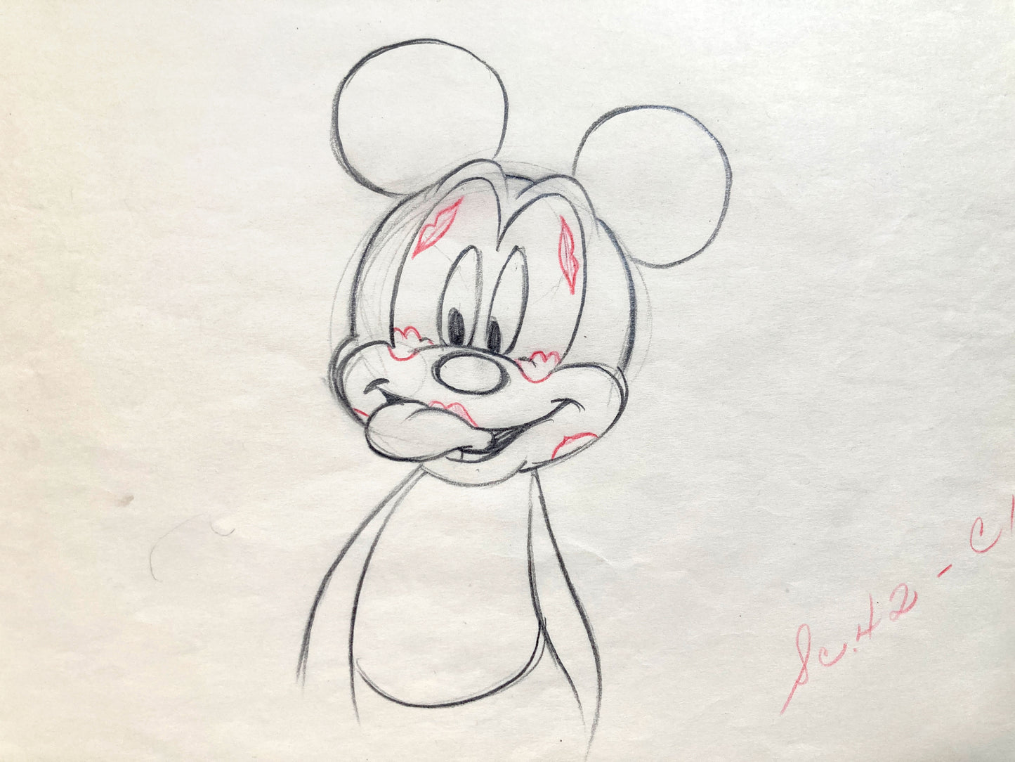 Mickey's Surprise Party : Mickey Mouse Original Animation Drawing (Walt Disney, 1939). For sale on FLIP Gallery