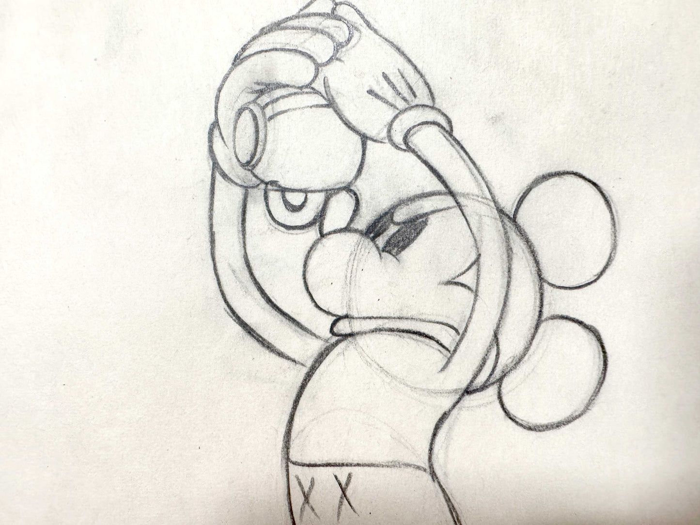 Mickey's Rival - Mickey Mouse Original Animation Drawing (Walt Disney, 1936). For sale on FLIP Gallery