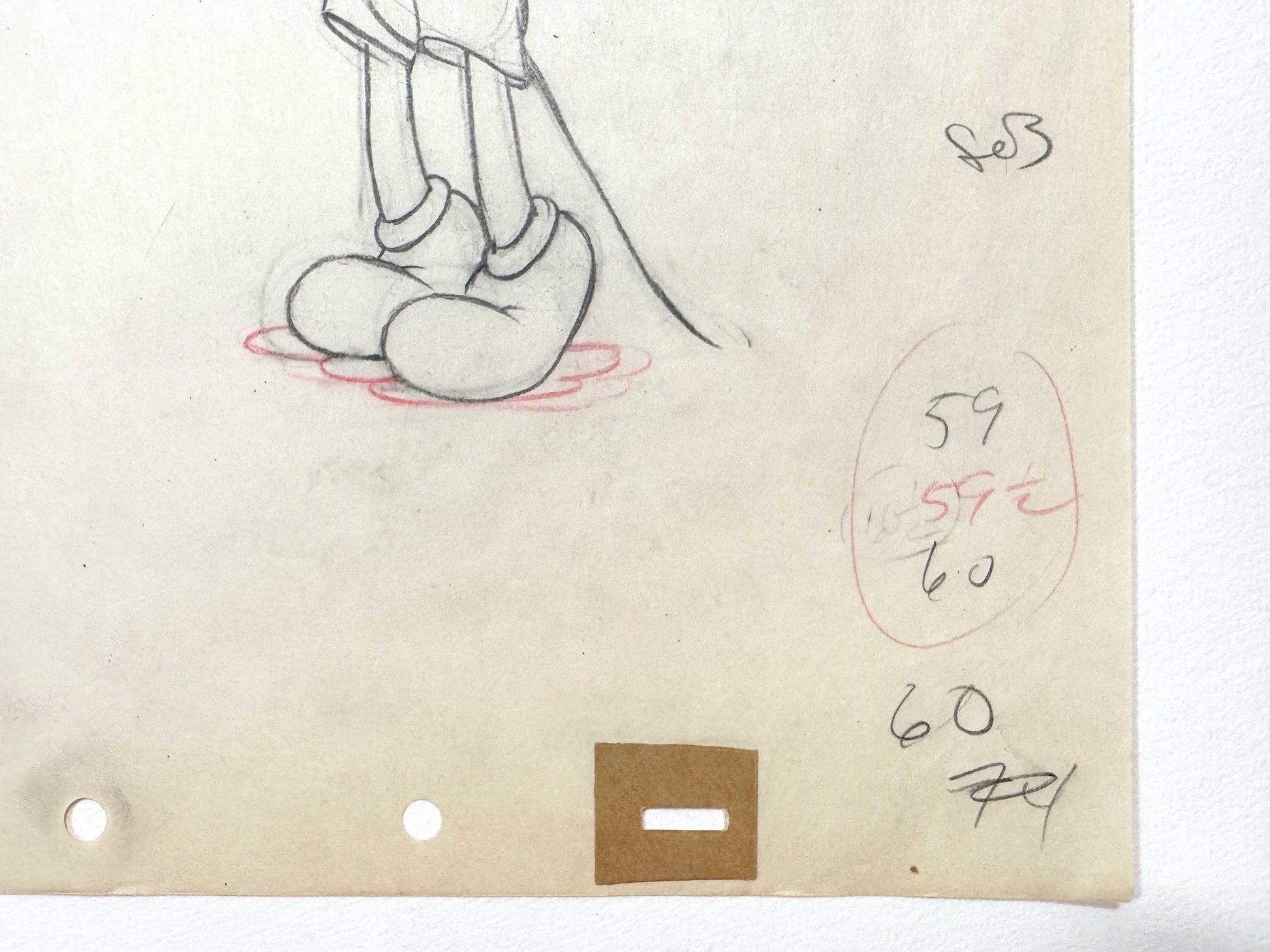 Mickey's Rival - Mickey Mouse Original Animation Drawing (Walt Disney, 1936). For sale on FLIP Gallery