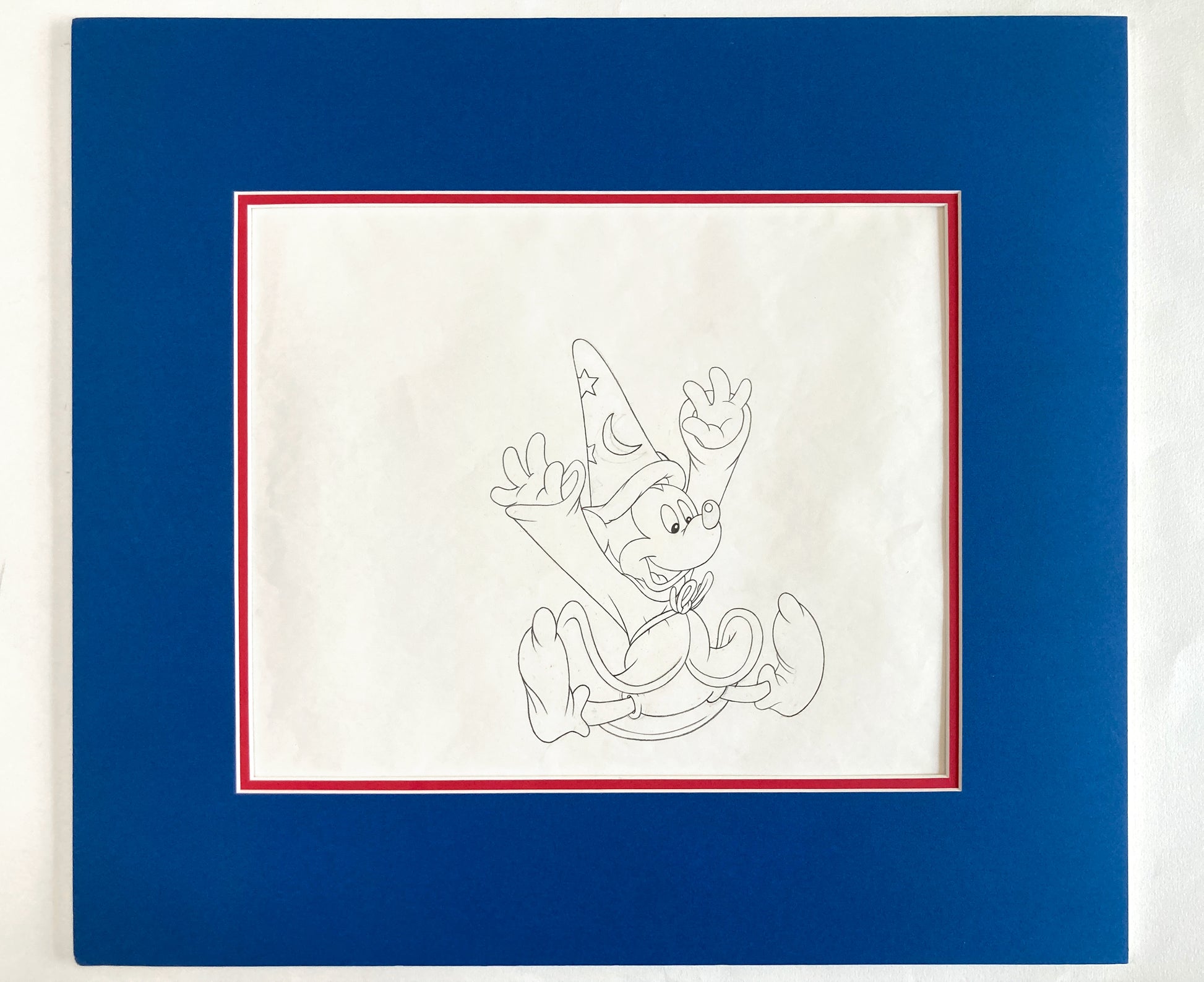 Walt Disney Home Video : Mickey Mouse Commercial Original Production Drawing (Walt Disney, 1985). For sale on FLIP Gallery