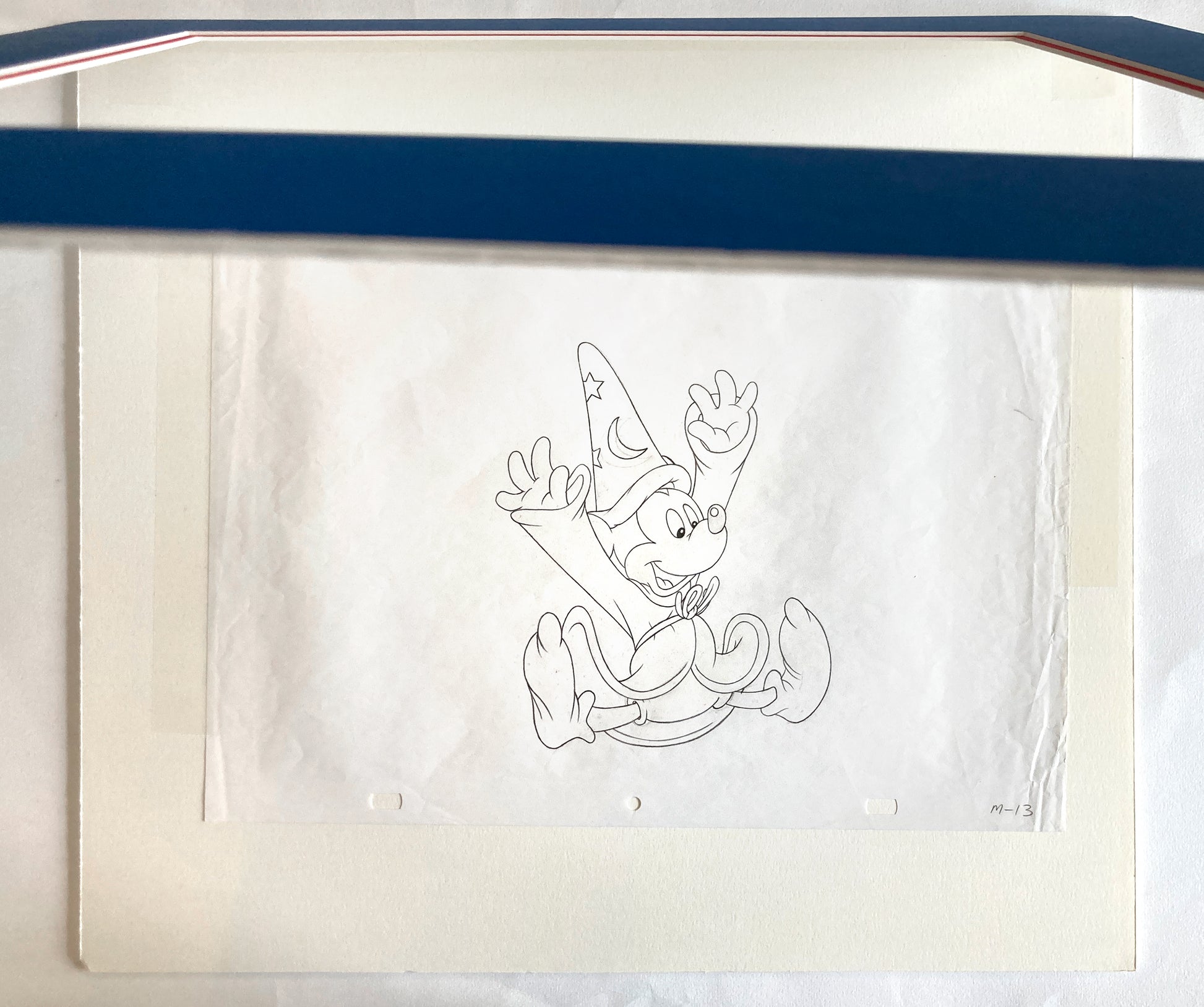 Walt Disney Home Video : Mickey Mouse Commercial Original Production Drawing (Walt Disney, 1985). For sale on FLIP Gallery