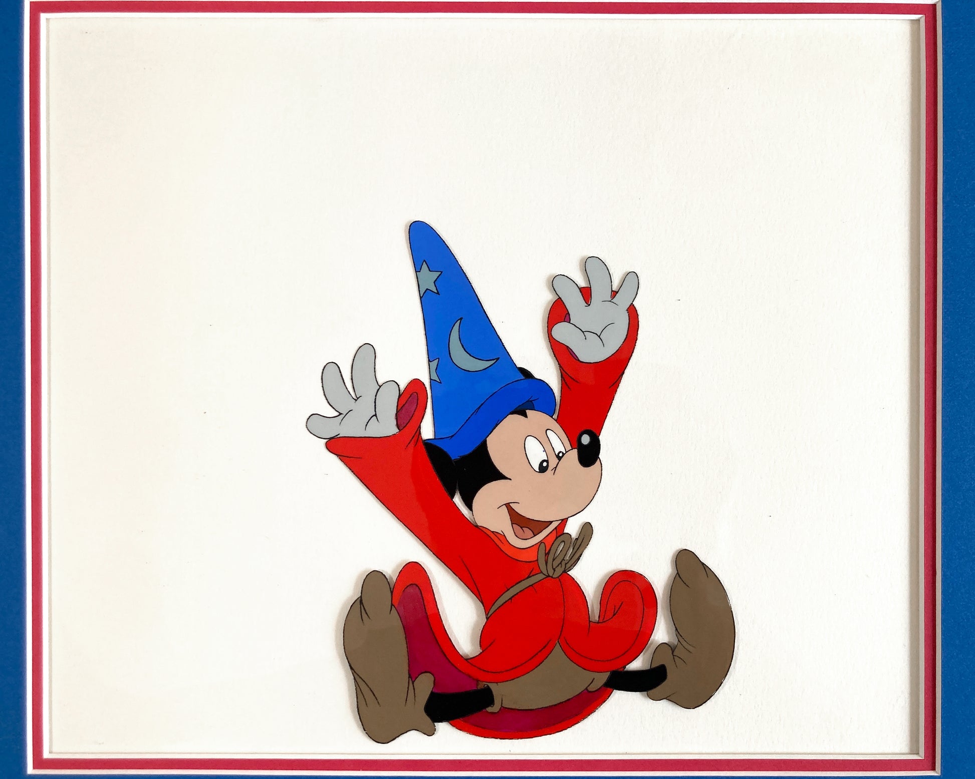 Walt Disney Home Video : Mickey Mouse Commercial Original Production Cel ! (Walt Disney, 1985). For sale on FLIP Gallery.