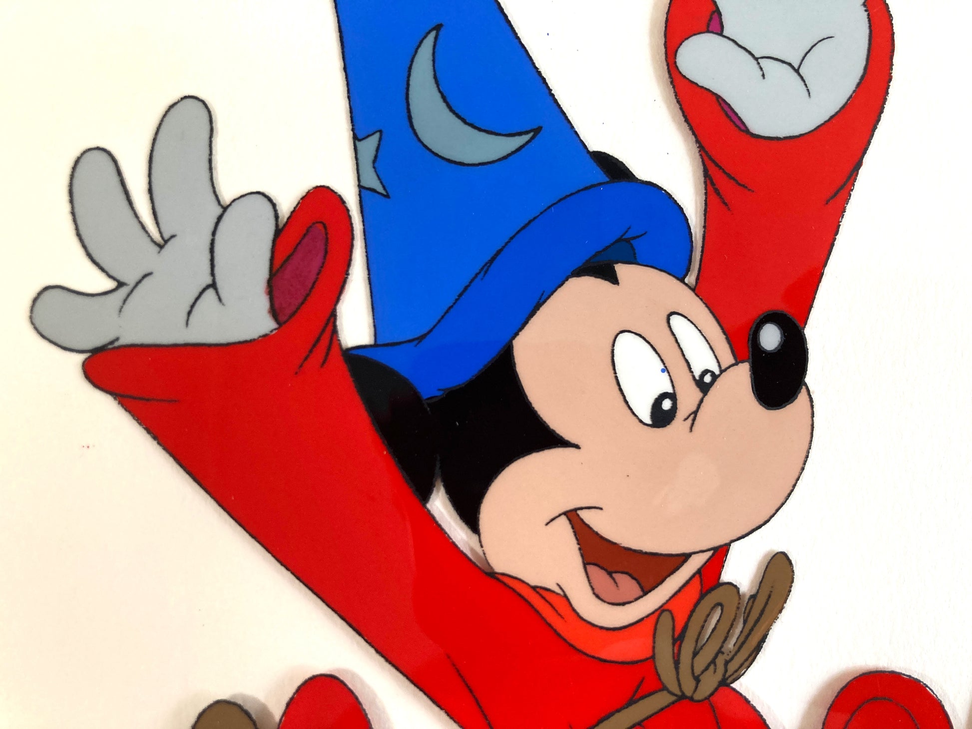 Walt Disney Home Video : Mickey Mouse Commercial Original Production Cel ! (Walt Disney, 1985). For sale on FLIP Gallery.