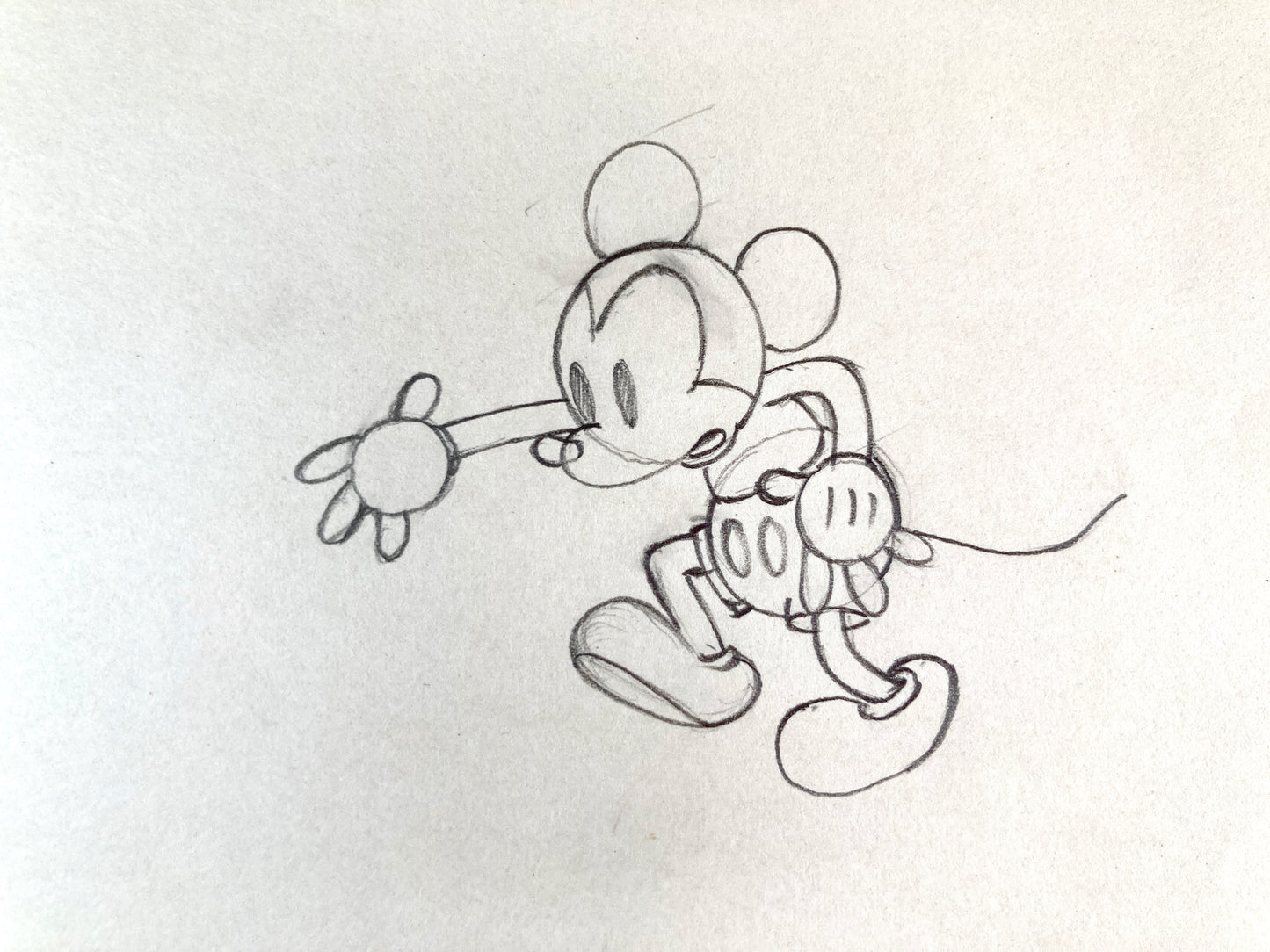 Shanghaied : Mickey Mouse Original Animation Production Drawing (Walt Disney, 1934). For sale on FLIP Gallery