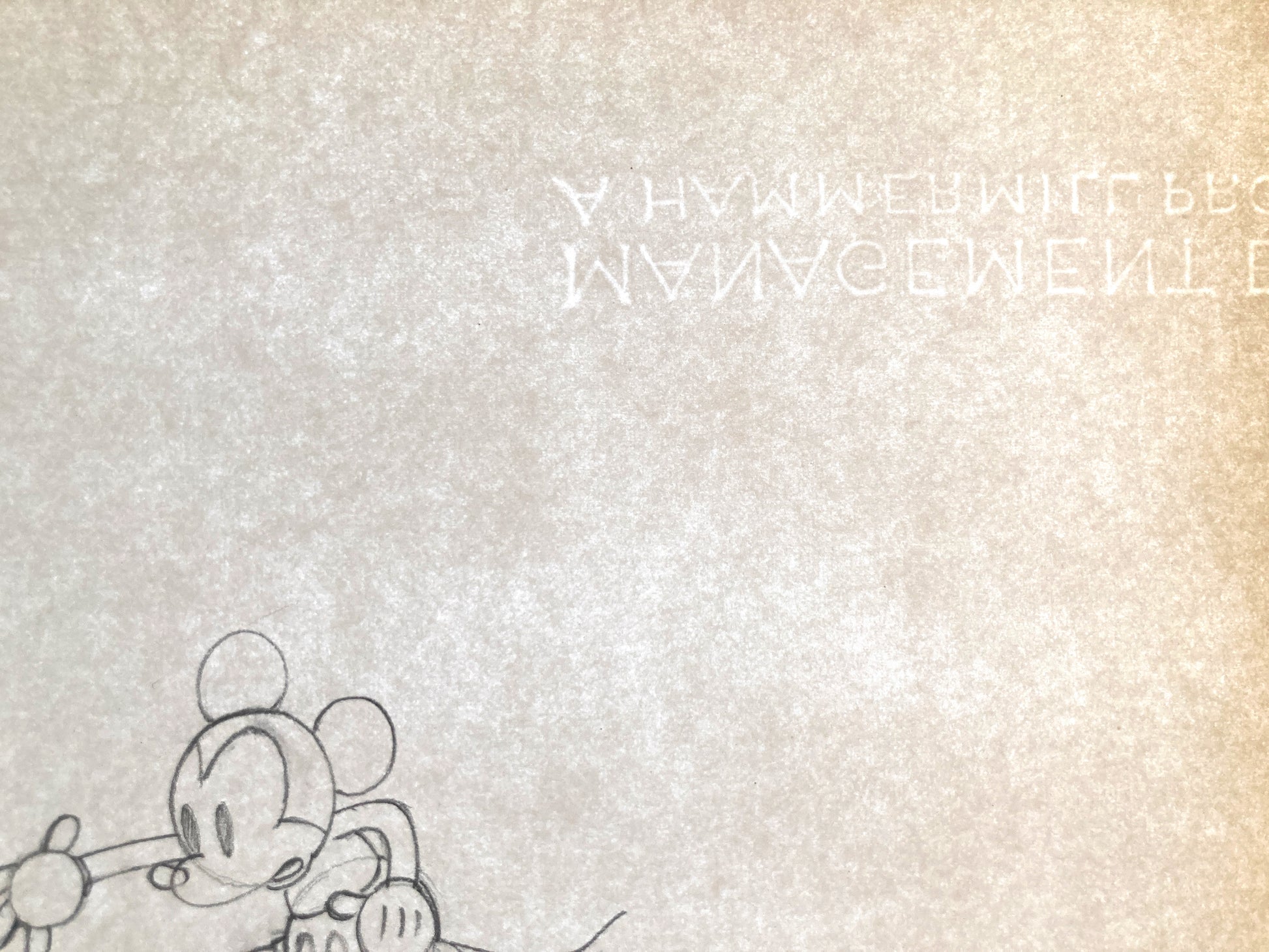 Shanghaied : Mickey Mouse Original Animation Production Drawing (Walt Disney, 1934). For sale on FLIP Gallery