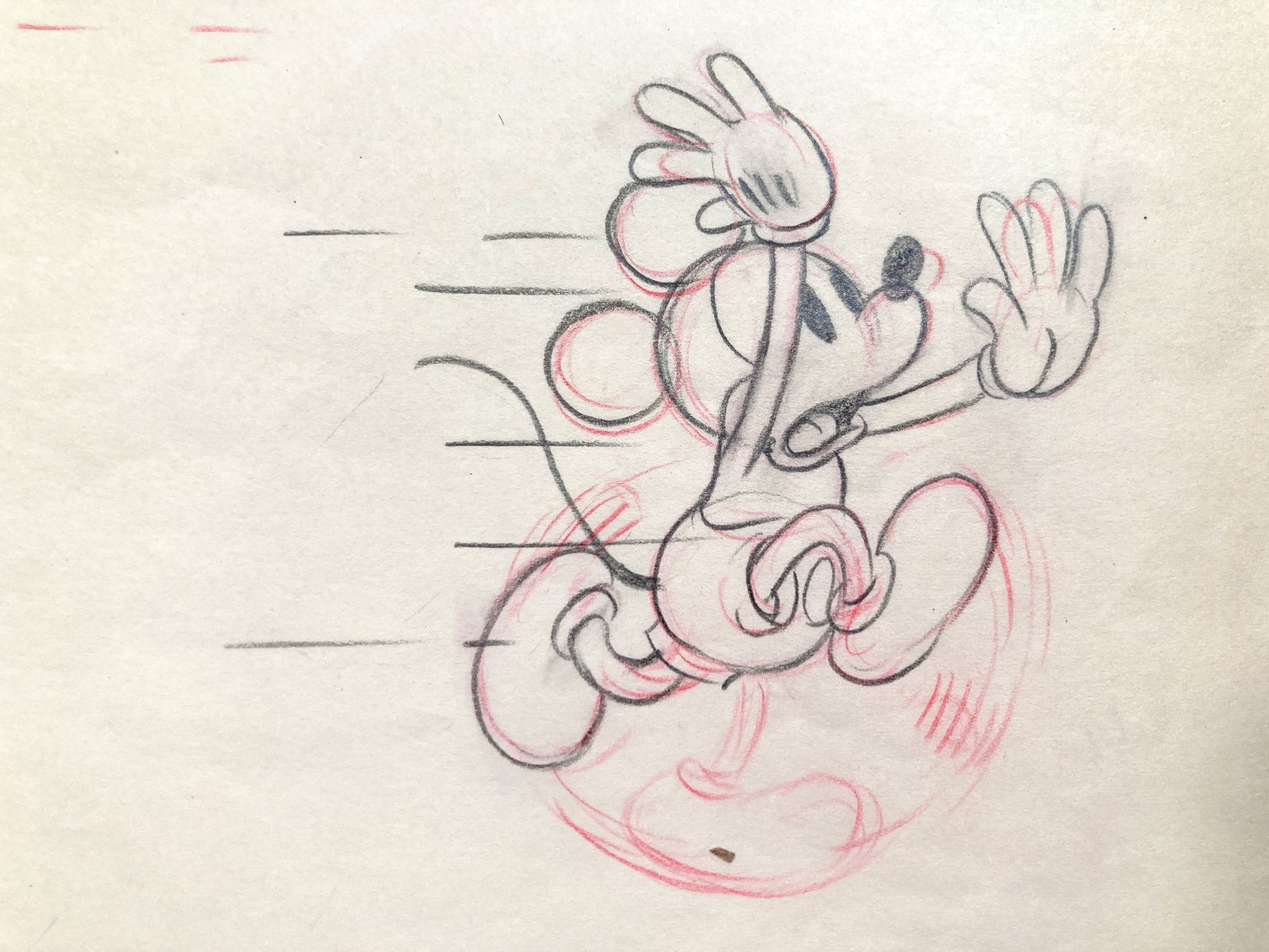 Mickey's Garden : Mickey Mouse Original Production Drawings Group of 2 (Walt Disney, 1935). For sale on FLIP Gallery