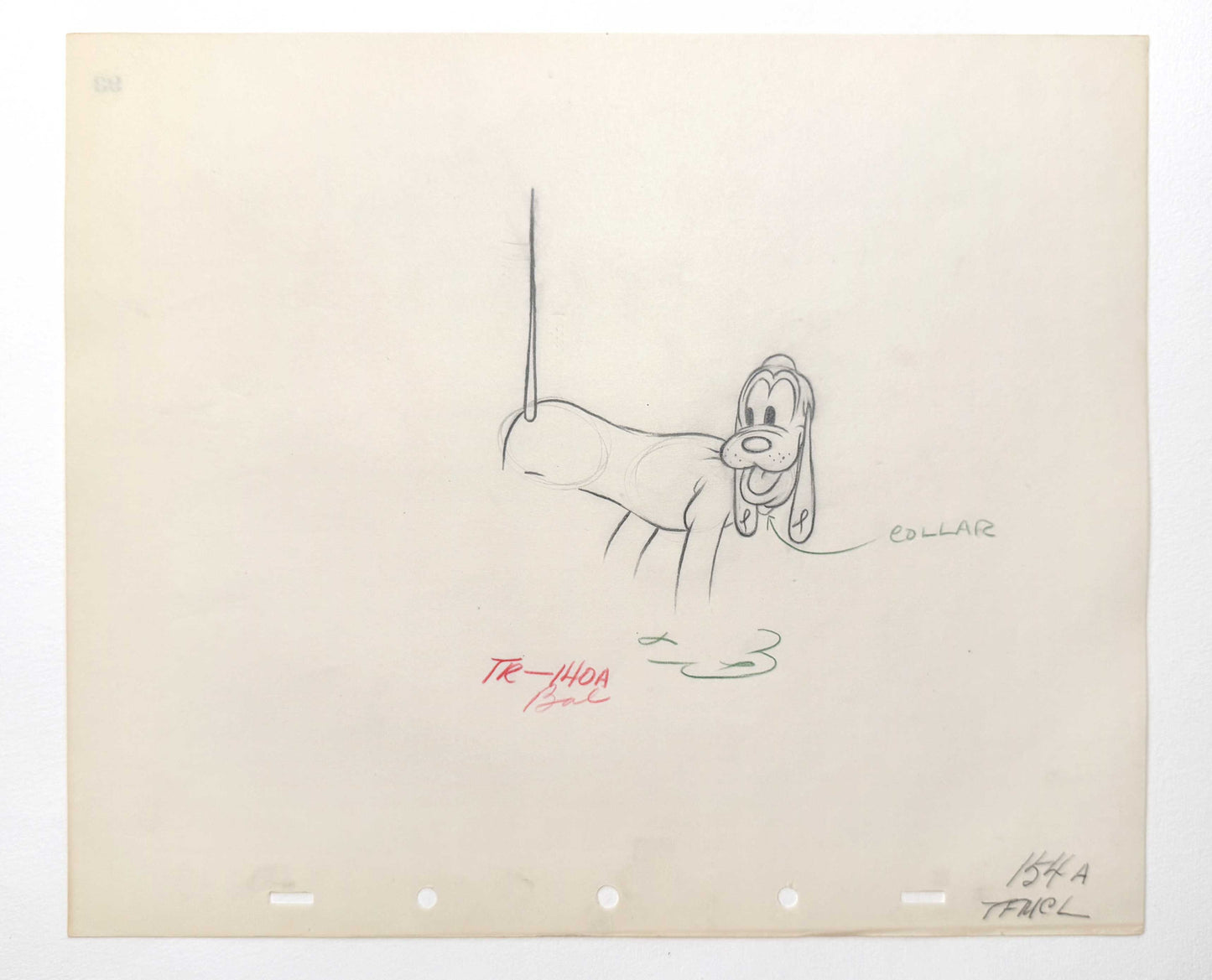 Society Dog Show : Mickey Mouse and Pluto Pair of Animation Drawings (Walt Disney, 1939). For sale on FLIP Gallery