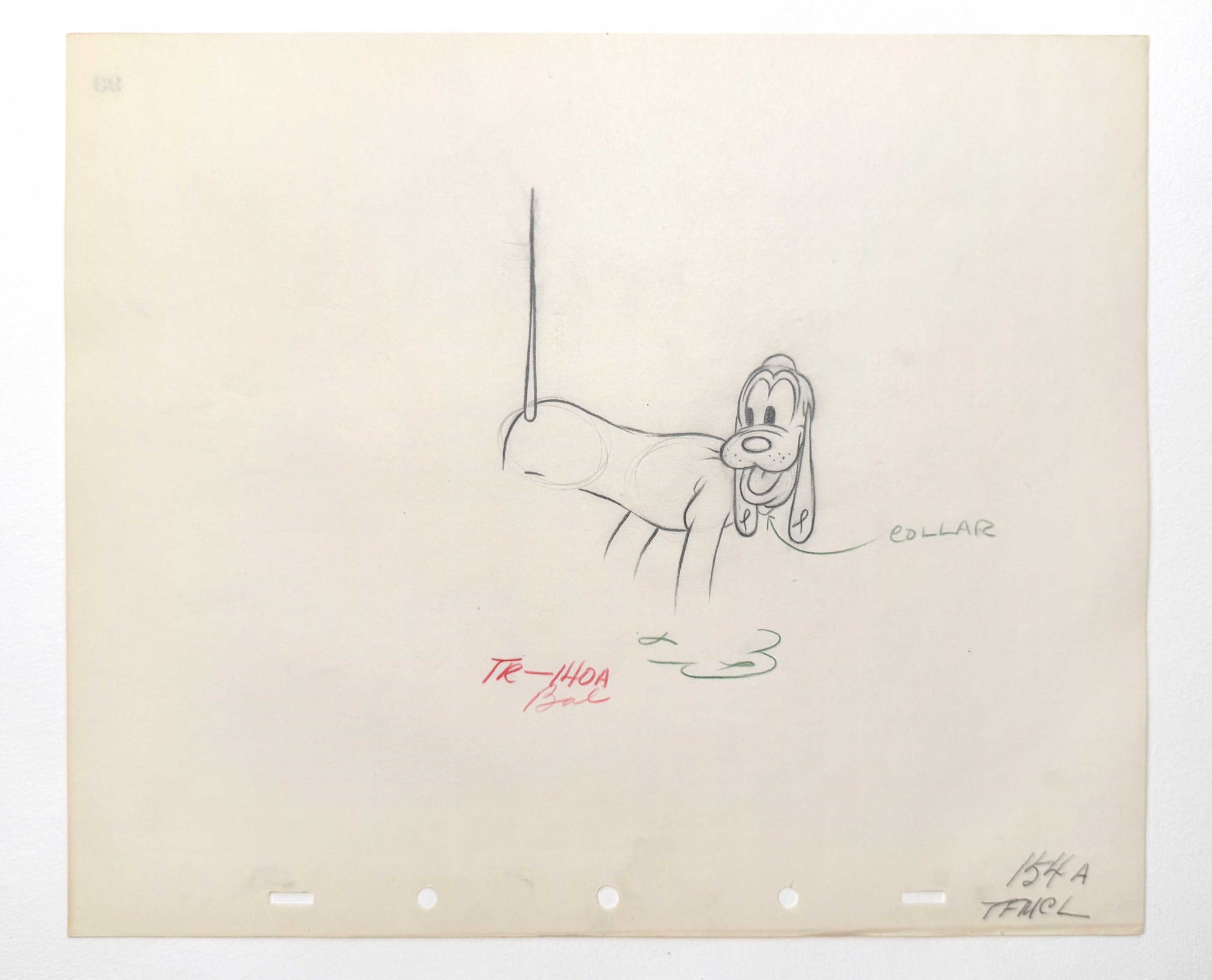 Society Dog Show : Mickey Mouse and Pluto Pair of Animation Drawings (Walt Disney, 1939). For sale on FLIP Gallery