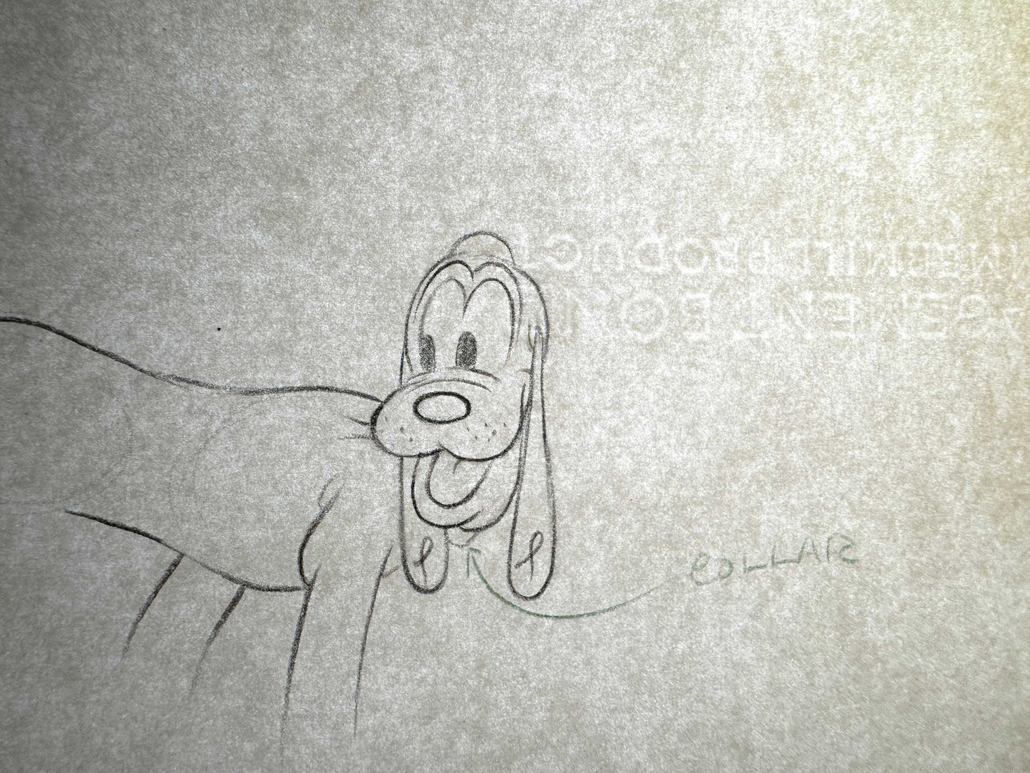 Society Dog Show : Mickey Mouse and Pluto Pair of Animation Drawings (Walt Disney, 1939). For sale on FLIP Gallery